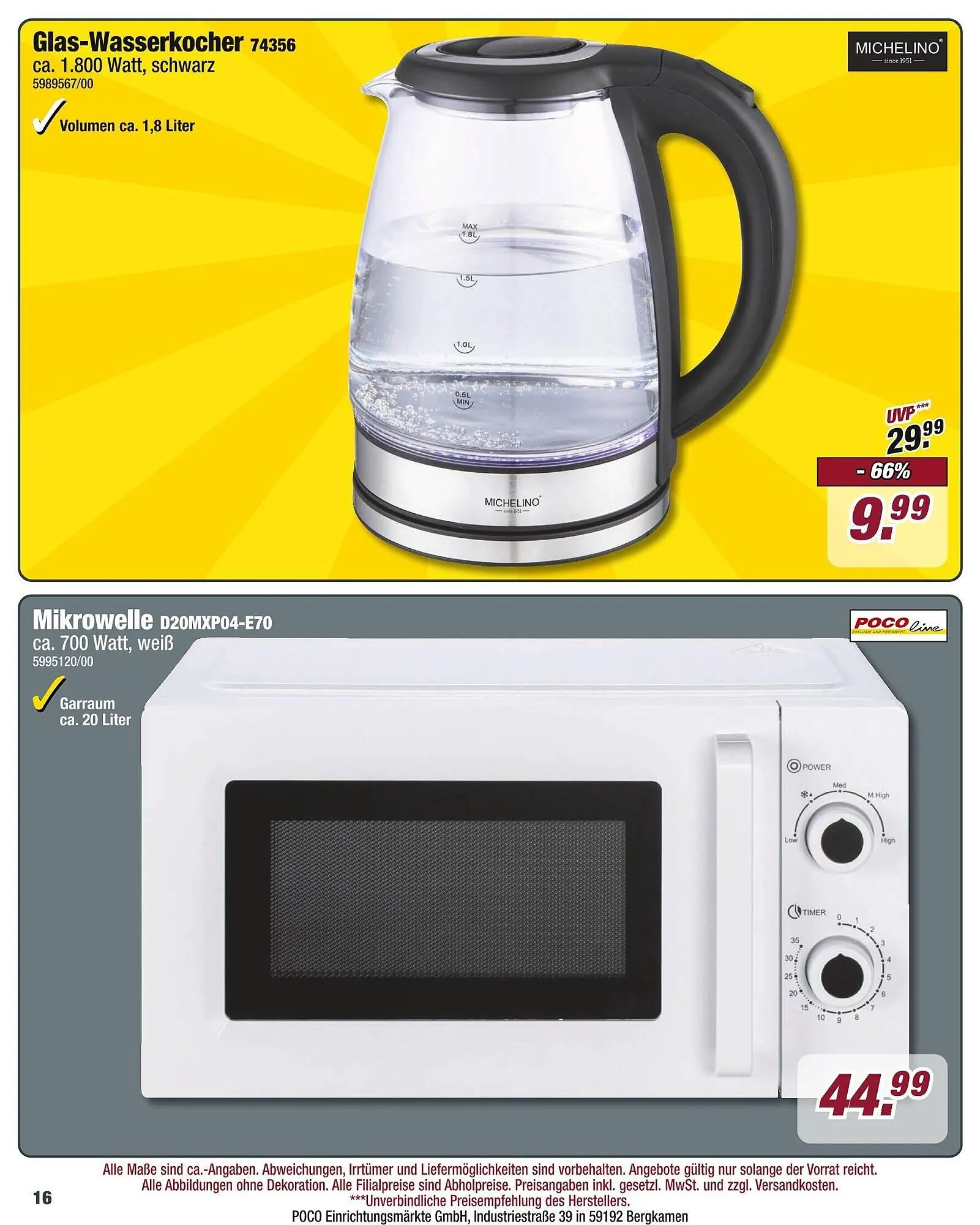 Poco Prospekt von 19. Juli bis 25. Juli 2025 - Prospekt seite 16