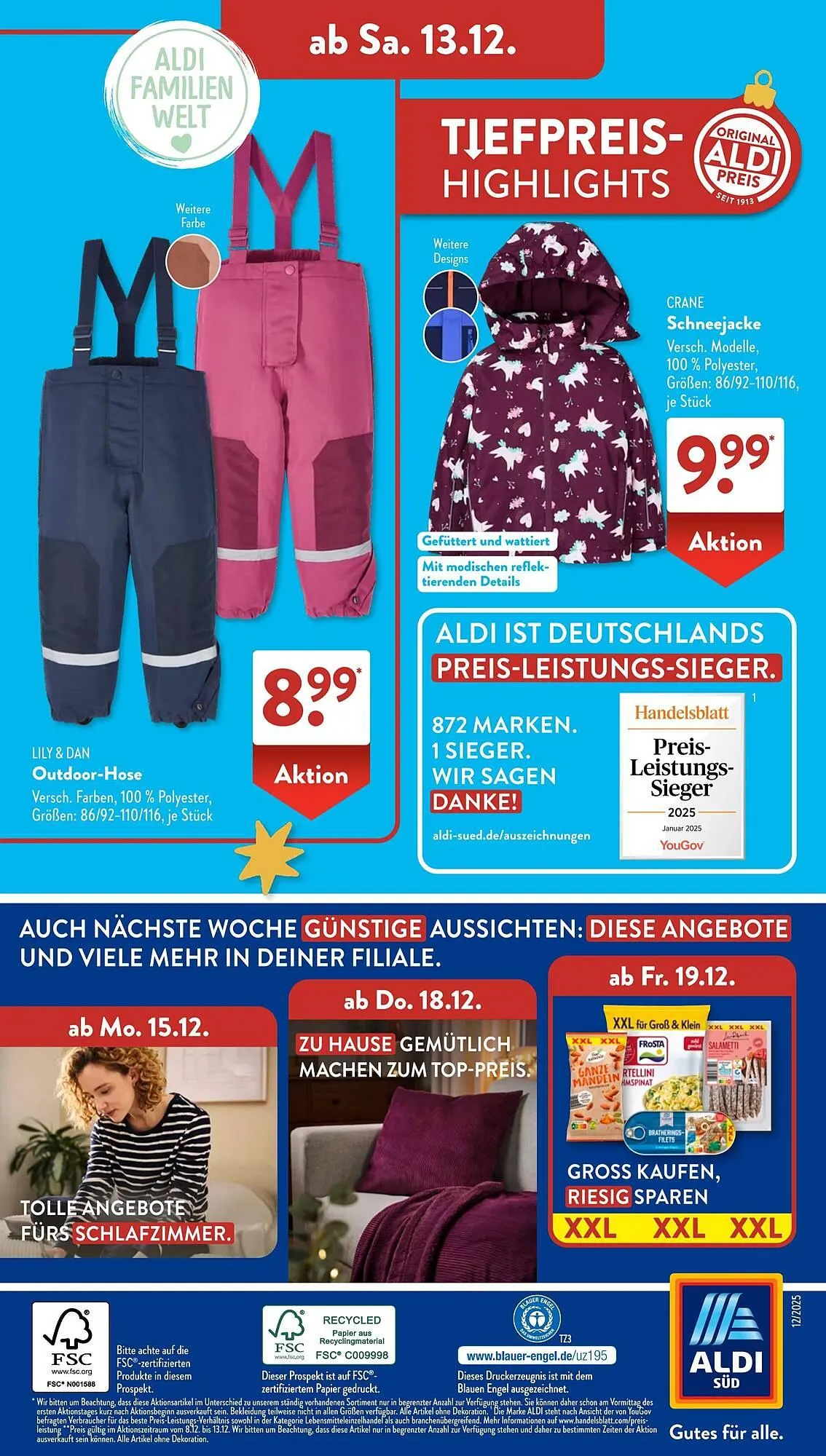 Aldi Süd Prospekt von 8. Dezember bis 13. Dezember 2025 - Prospekt seite 16