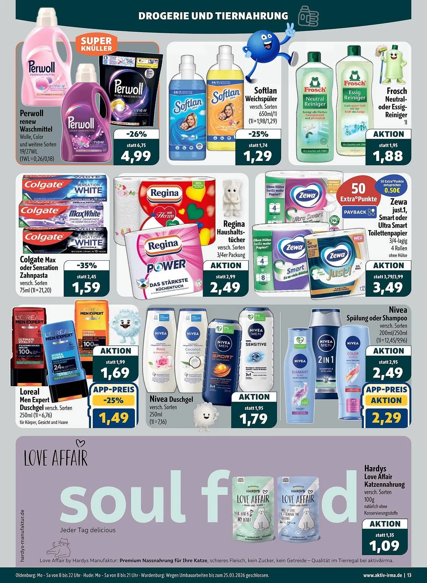 Aktiv Irma Prospekt von 9. März bis 14. März 2026 - Prospekt seite 13