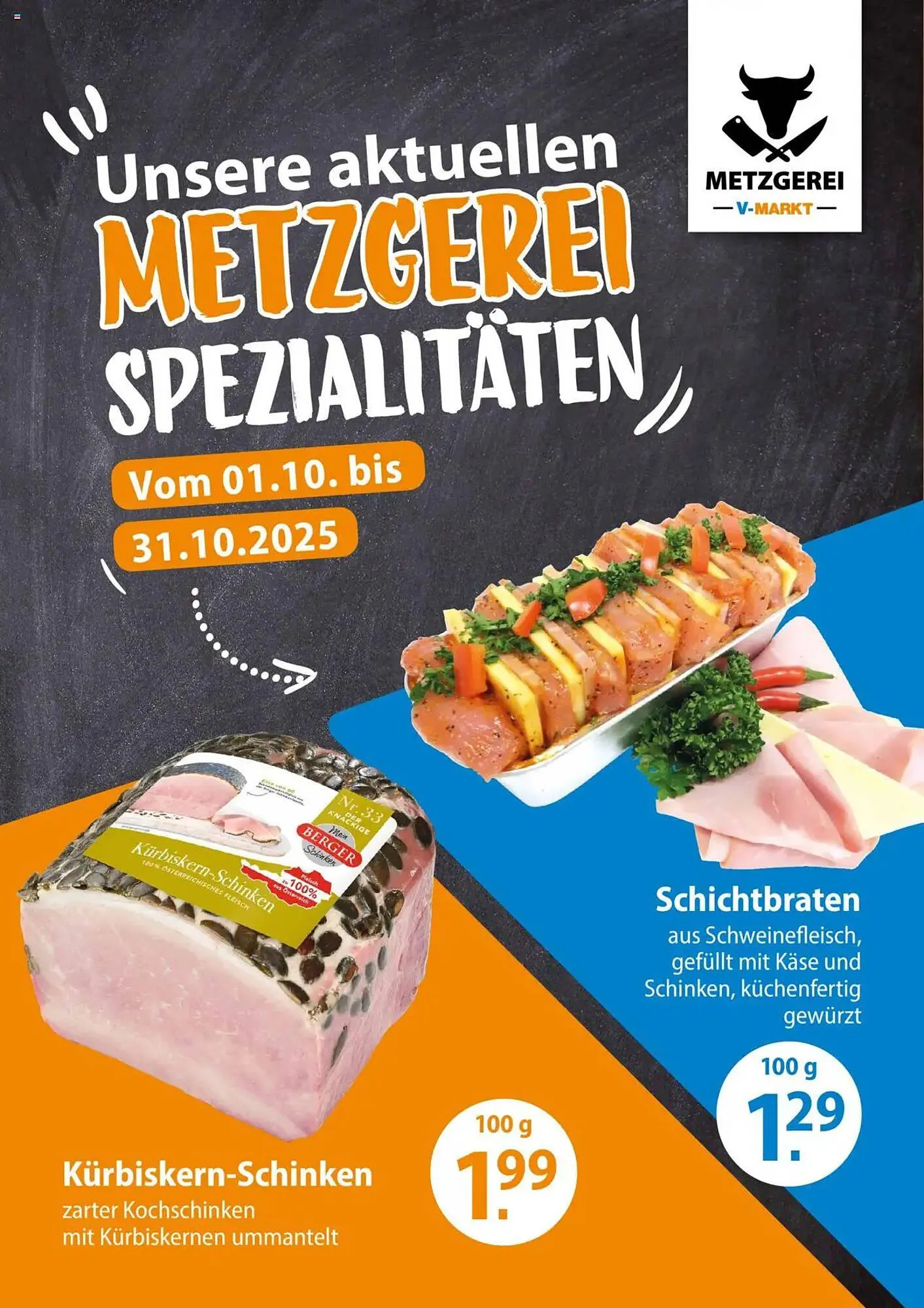 V Markt Prospekt von 1. Oktober bis 31. Oktober 2025 - Prospekt seite 1
