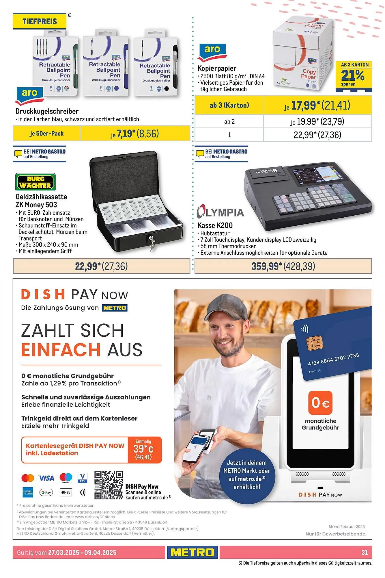 METRO Prospekt von 27. März bis 9. April 2025 - Prospekt seite 31