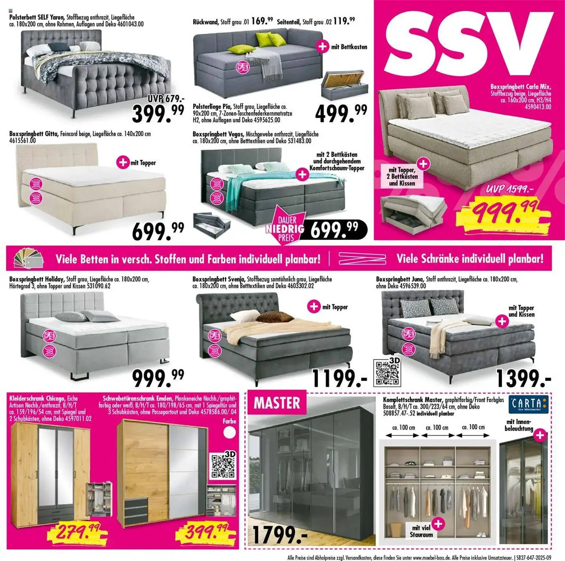 Möbel Boss Prospekt von 30. Juni bis 6. Juli 2025 - Prospekt seite 9
