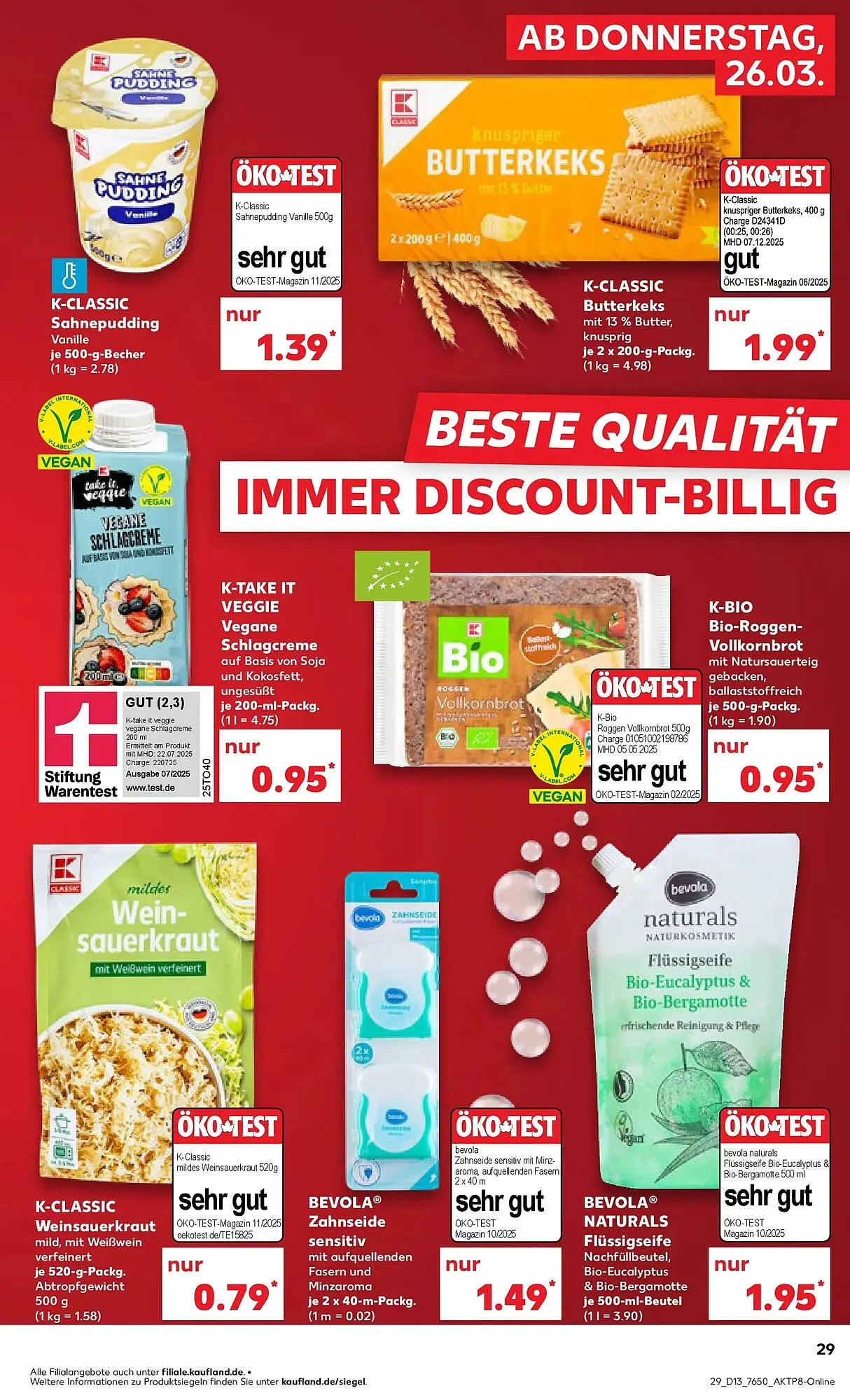 Kaufland Prospekt von 23. März bis 25. März 2026 - Prospekt seite 41