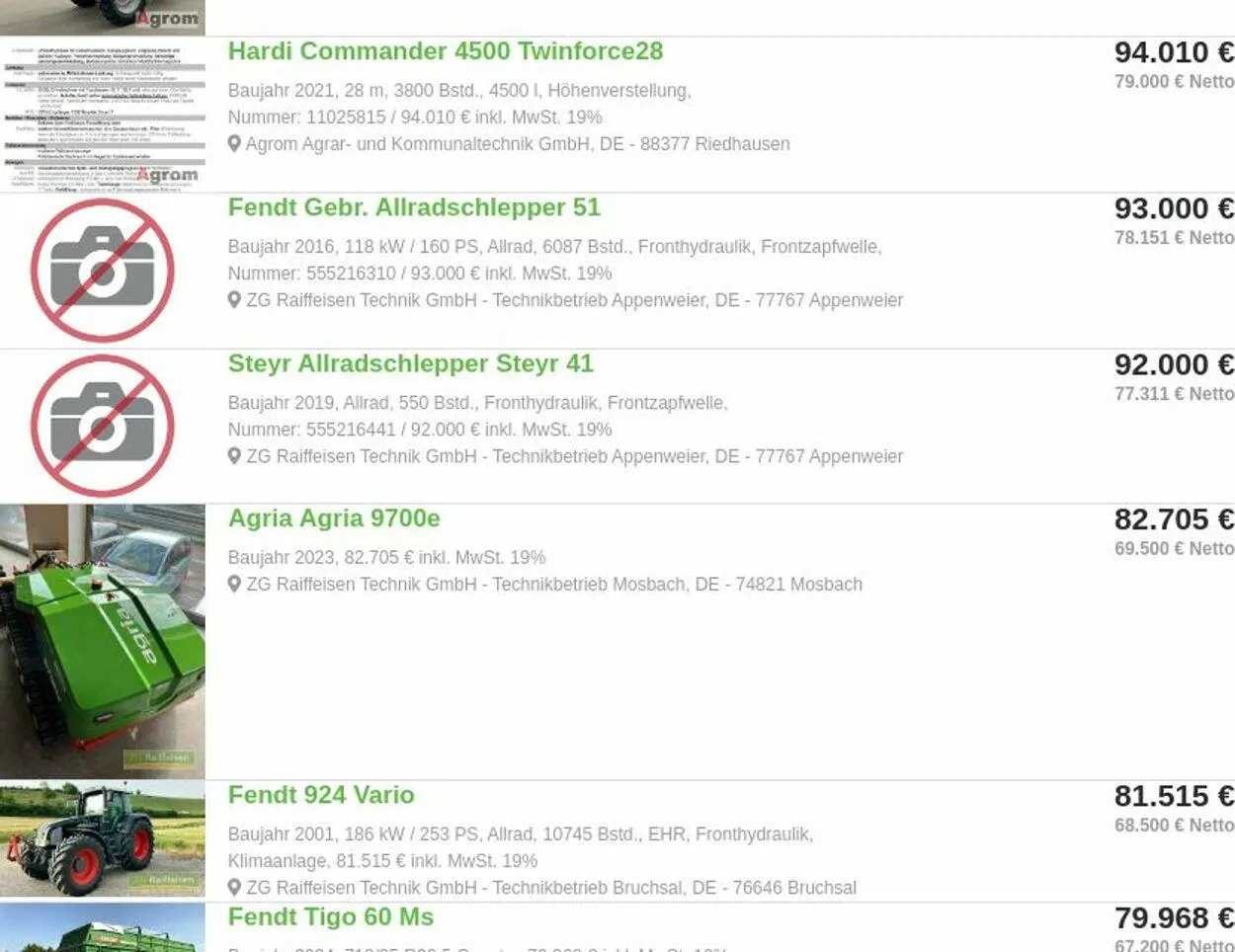 ZG Raiffeisen Aktueller Prospekt von 24. März bis 2. April 2025 - Prospekt seite 4