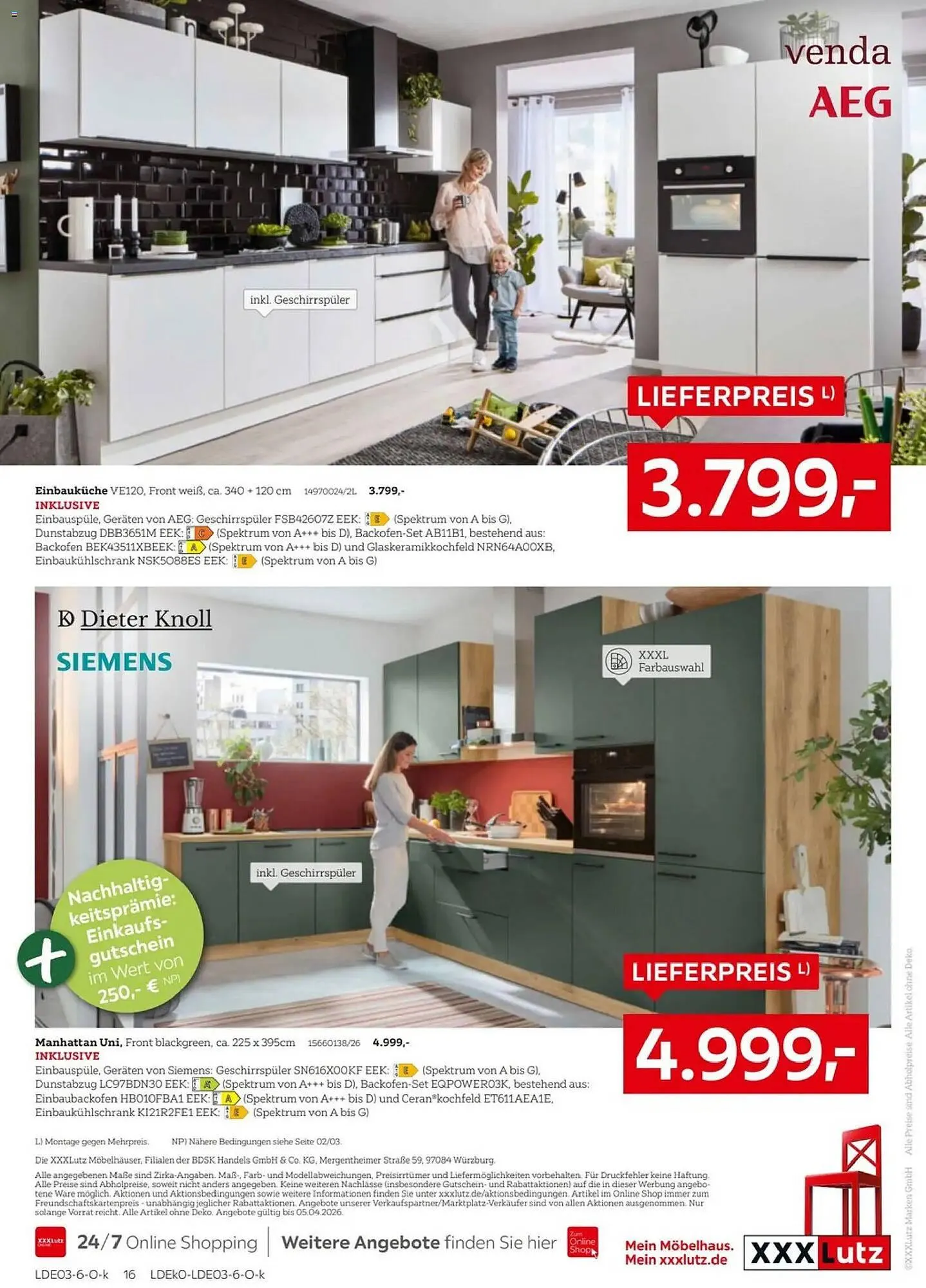 XXXLutz Prospekt von 22. März bis 4. April 2026 - Prospekt seite 16