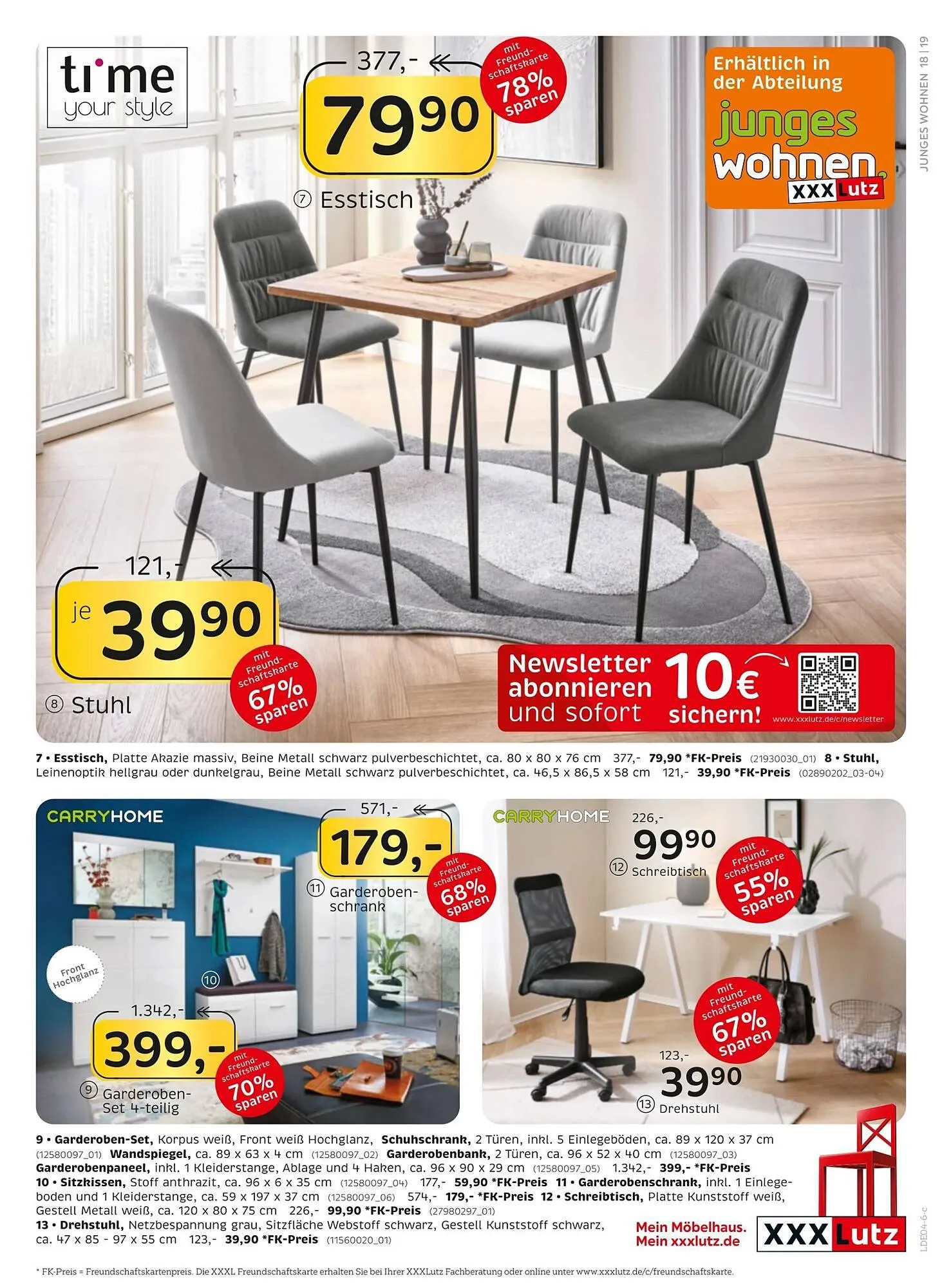 XXXLutz Prospekt von 6. April bis 13. April 2026 - Prospekt seite 19