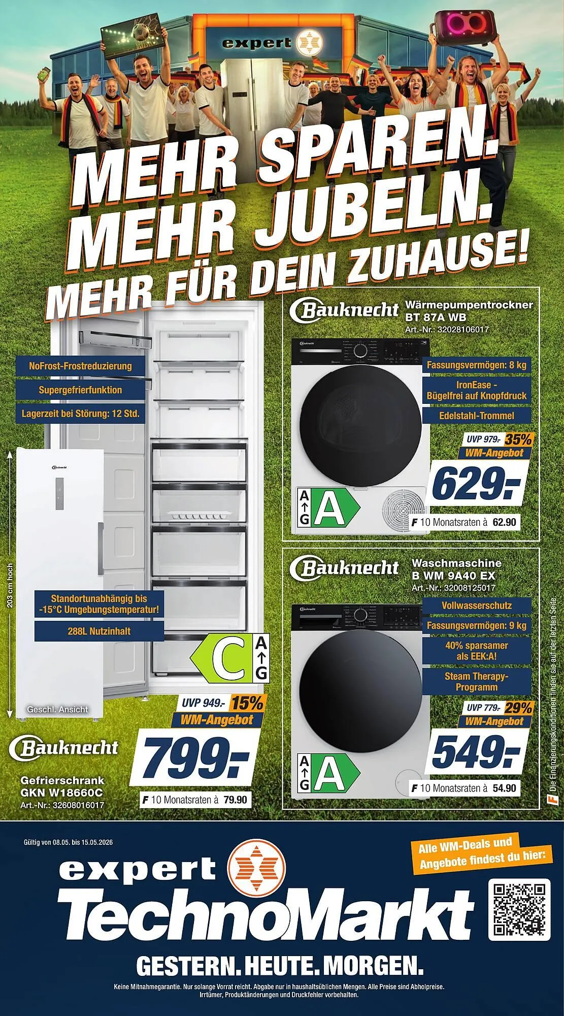 Expert Technomarkt Prospekt von 8. Mai bis 15. Mai 2026 - Prospekt seite 1
