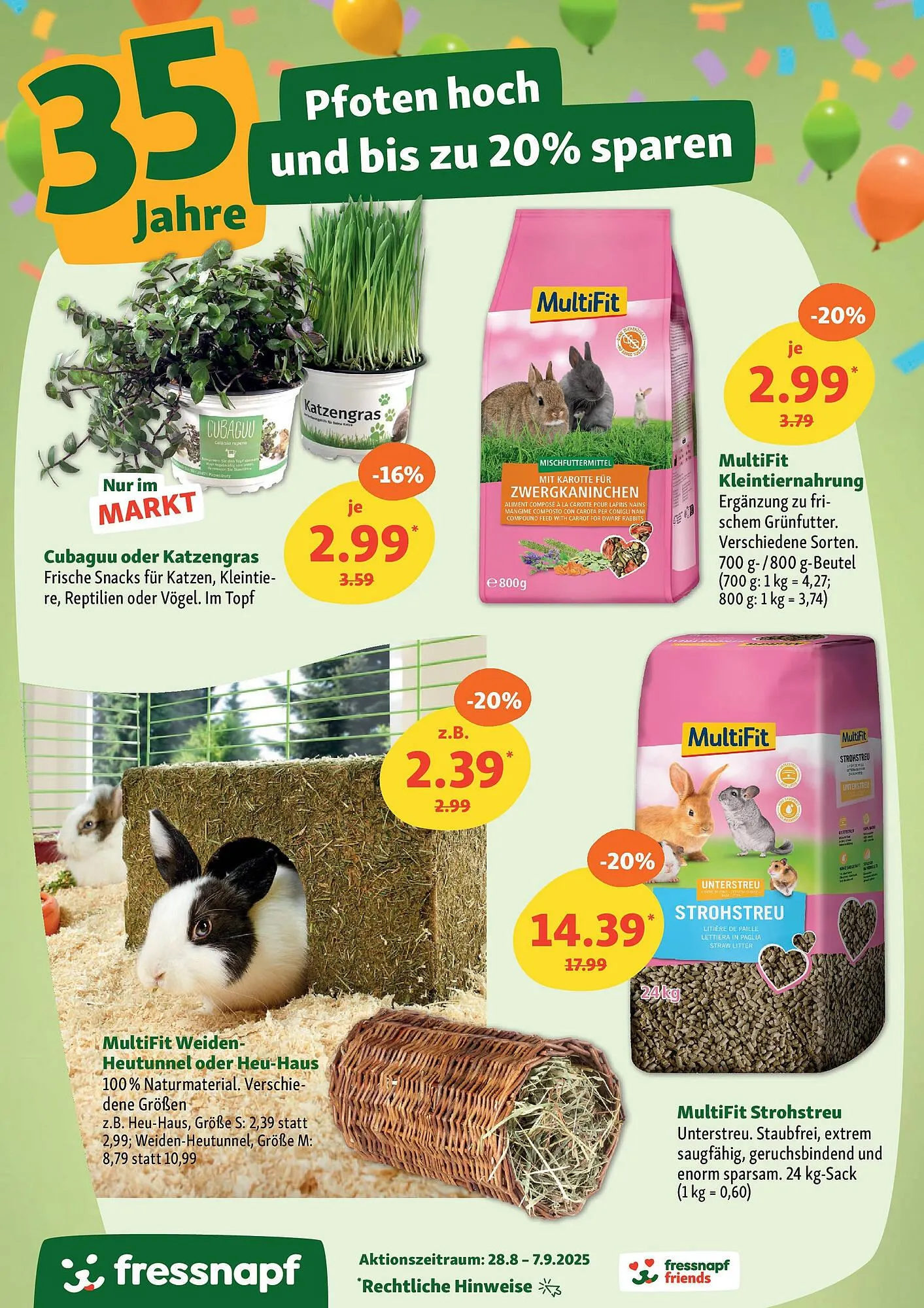 Fressnapf Prospekt von 27. August bis 7. September 2025 - Prospekt seite 17