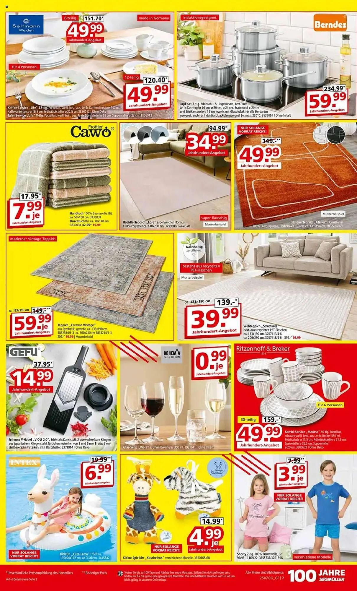 Segmüller Prospekt von 20. Juli bis 26. Juli 2025 - Prospekt seite 7