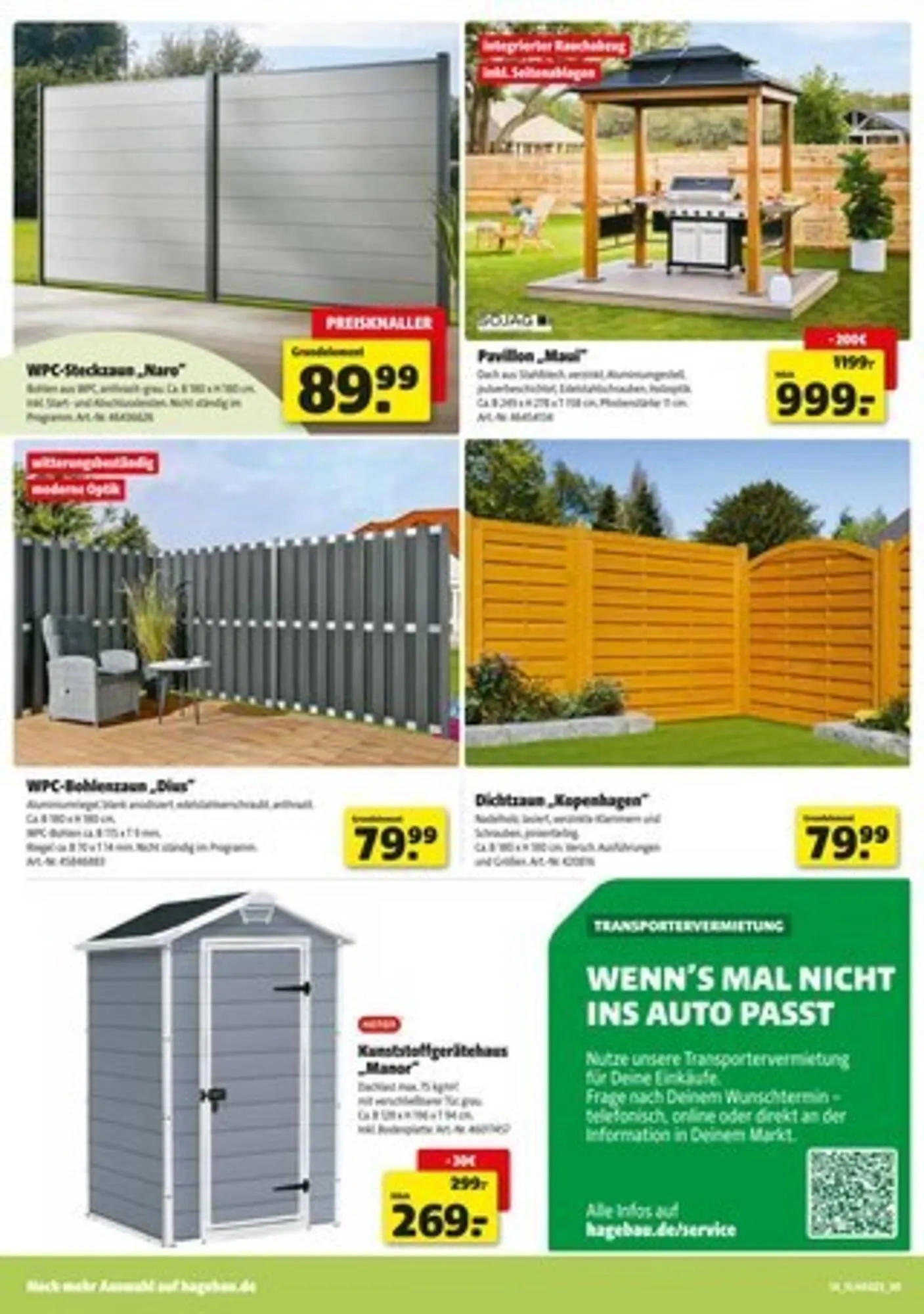 Hagebau Prospekt von 31. Mai bis 7. Juni 2025 - Prospekt seite 14