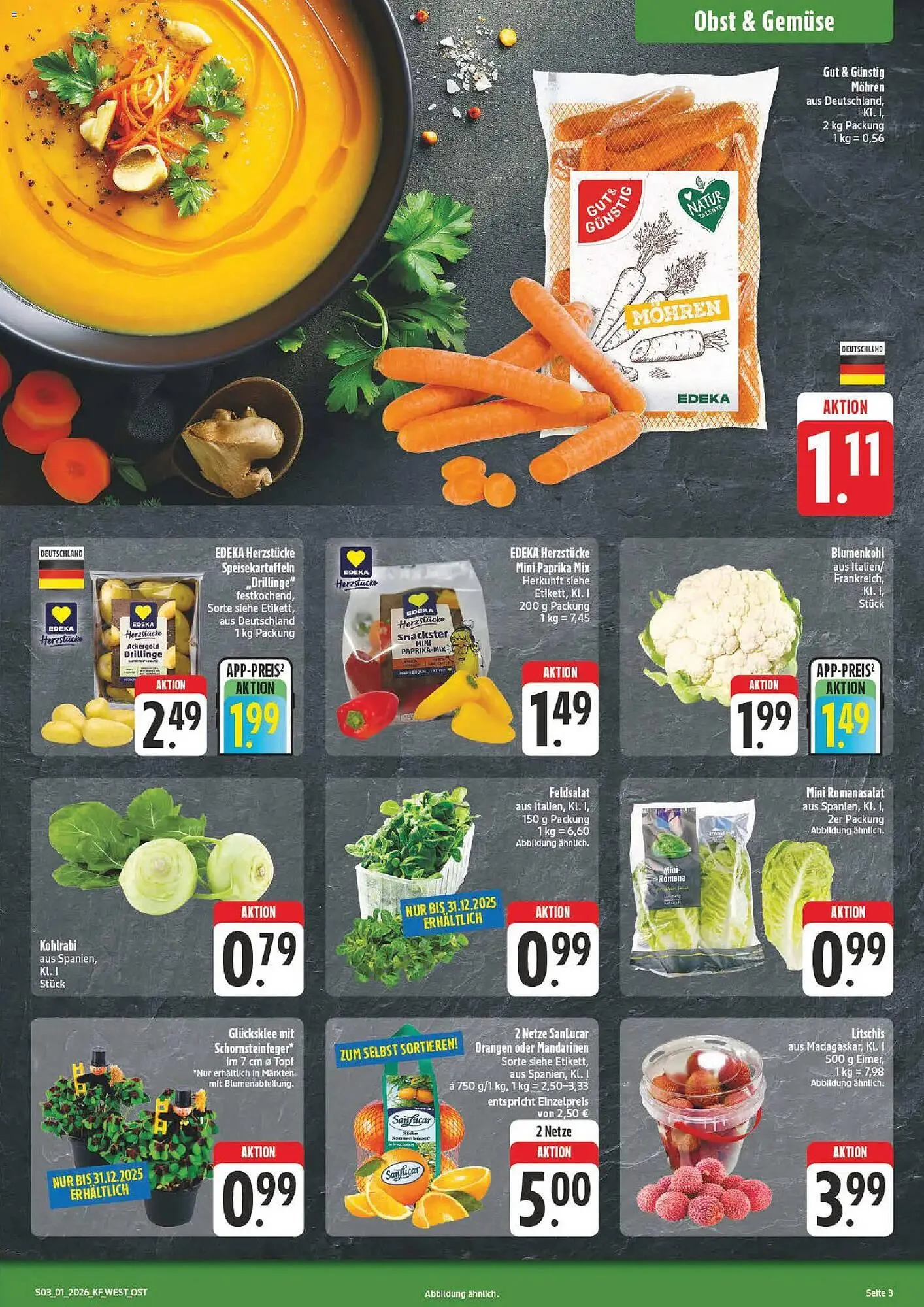 Nah & gut Prospekt von 29. Dezember bis 3. Januar 2026 - Prospekt seite 3