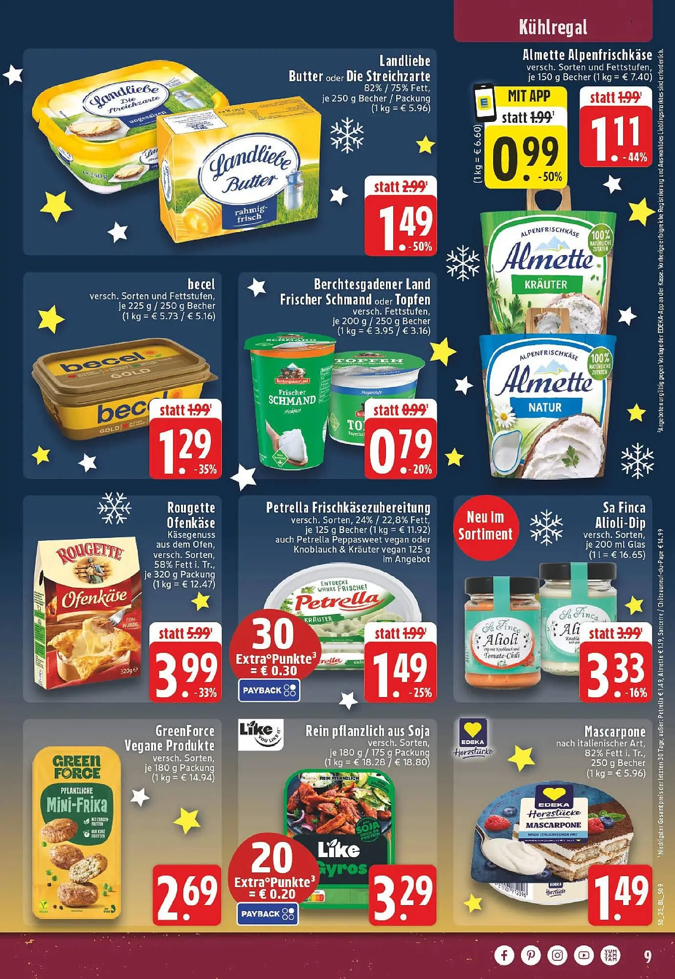 Edeka Prospekt von 8. Dezember bis 13. Dezember 2025 - Prospekt seite 9