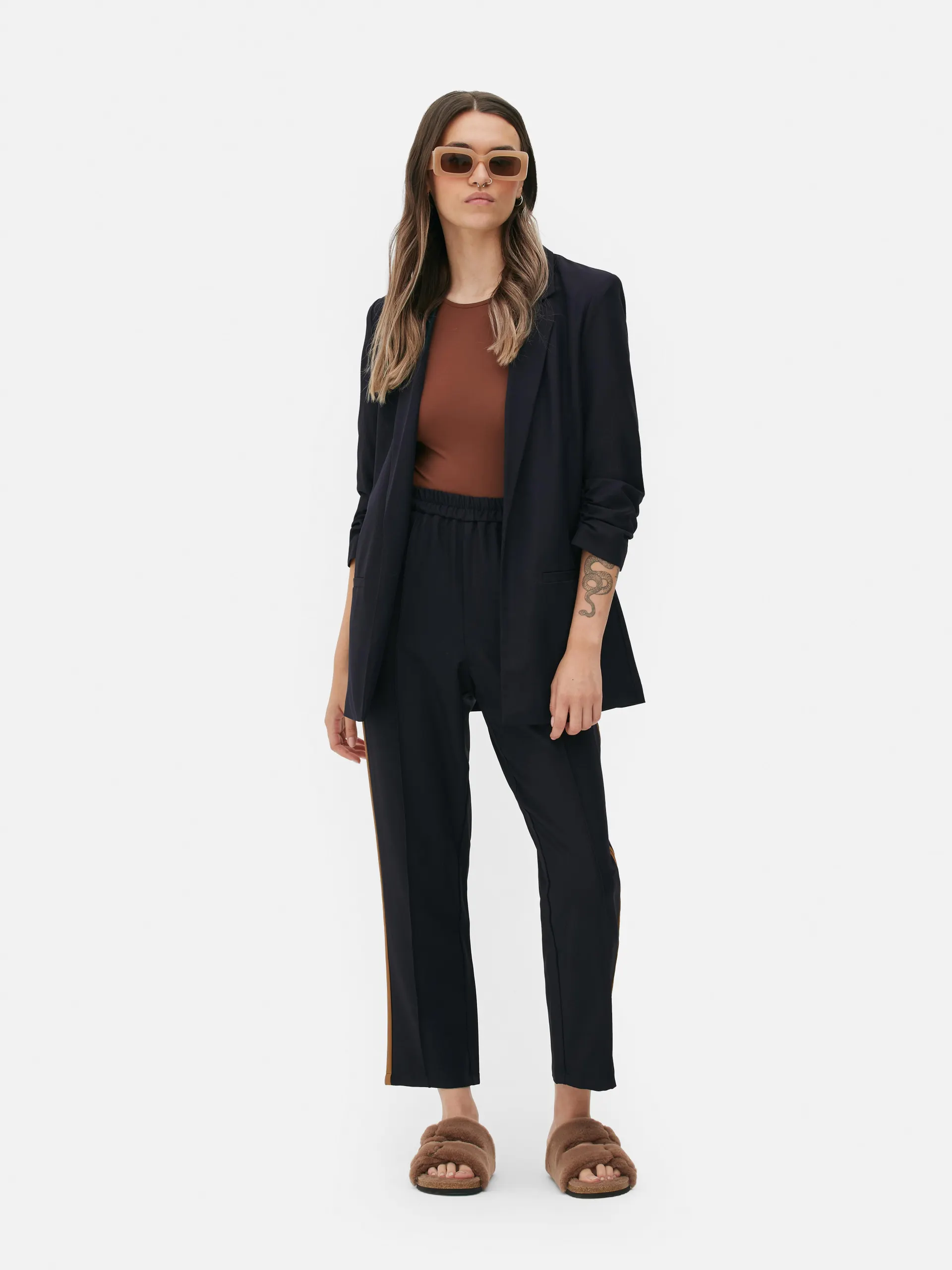 Lässiger Blazer im Oversized-Look zum Überwerfen