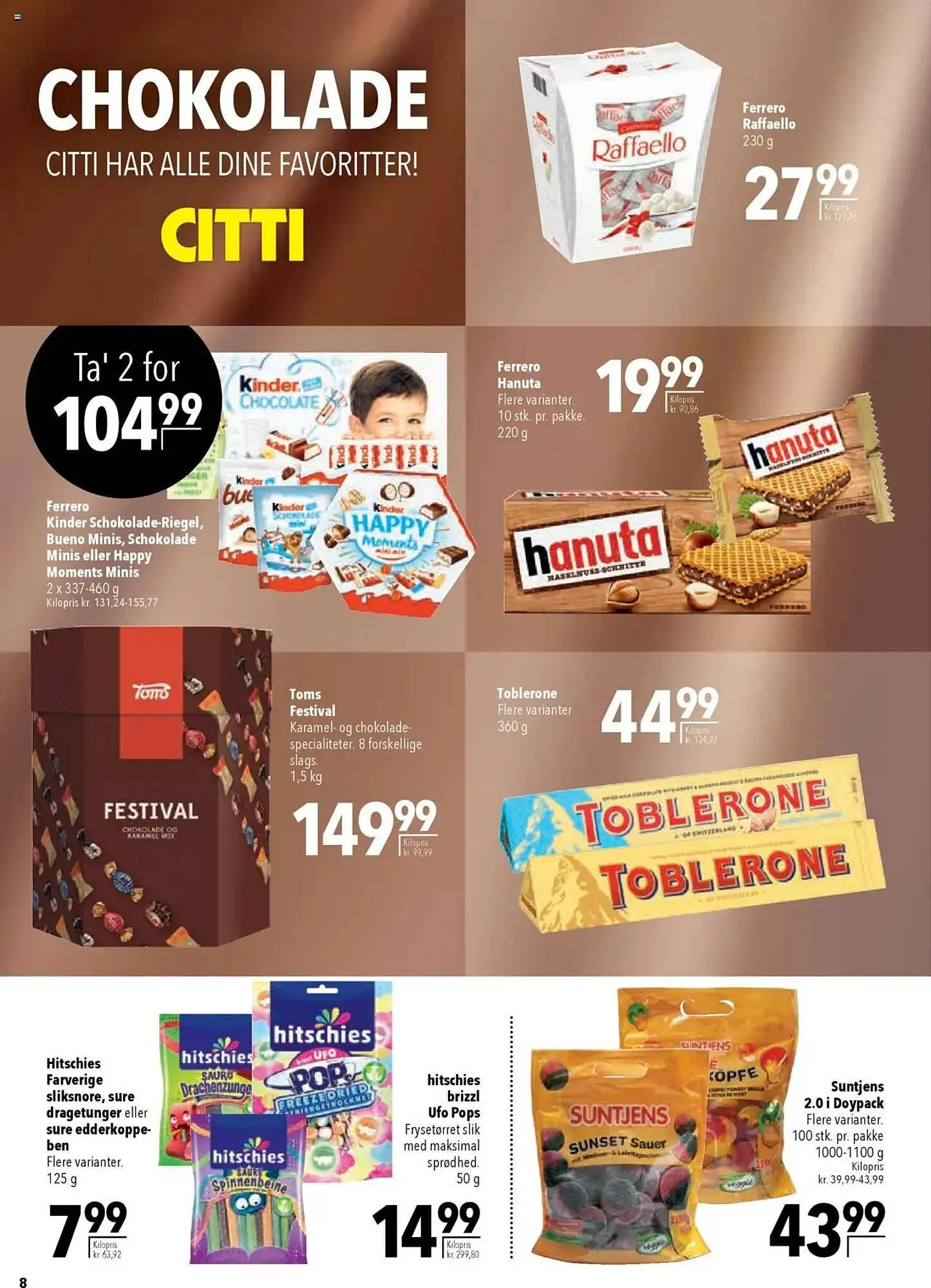 CITTI Markt Prospekt von 13. August bis 9. September 2025 - Prospekt seite 8