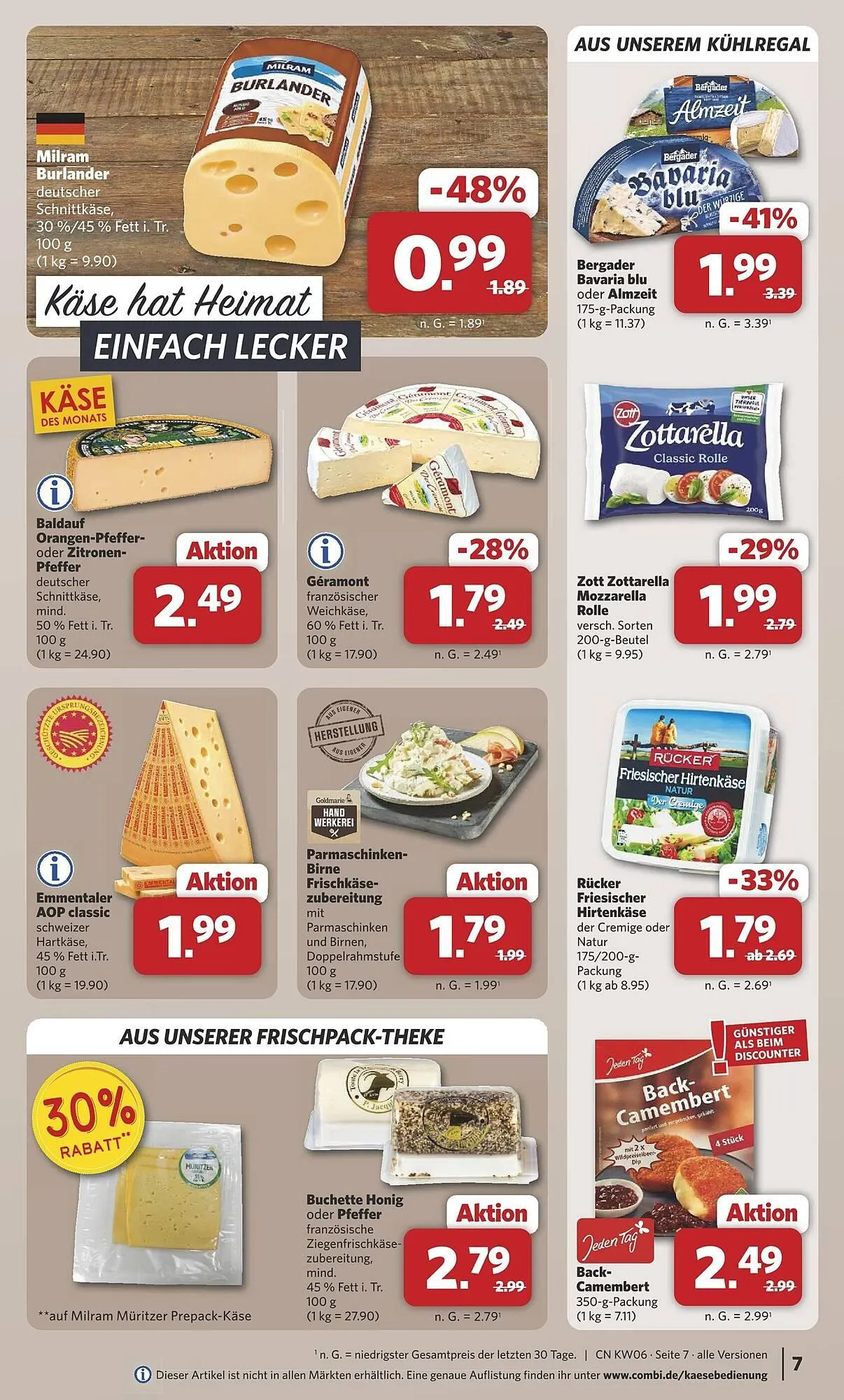 Combi Prospekt von 2. Februar bis 7. Februar 2026 - Prospekt seite 7