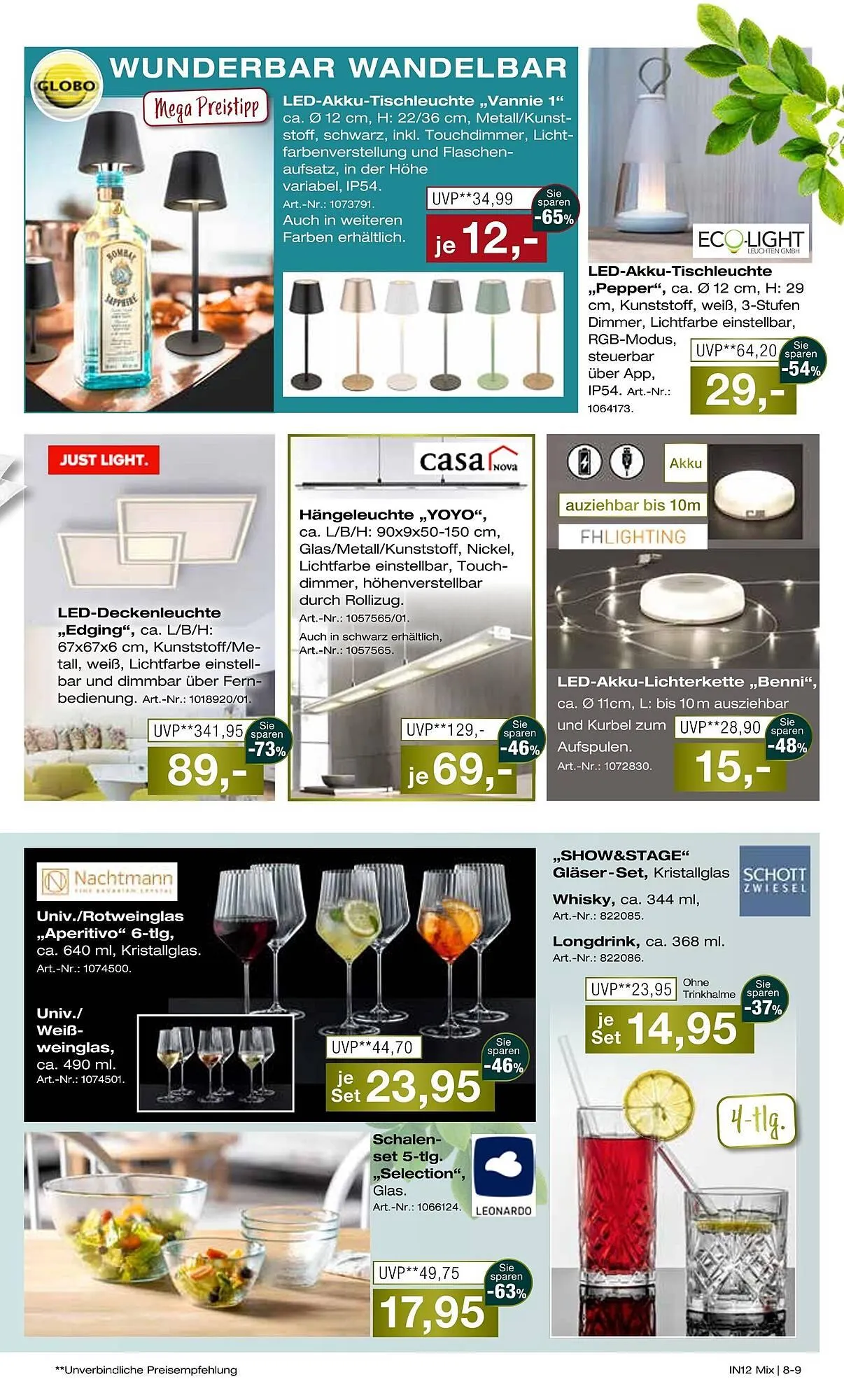 Möbel Inhofer Prospekt von 26. April bis 3. Mai 2025 - Prospekt seite 9