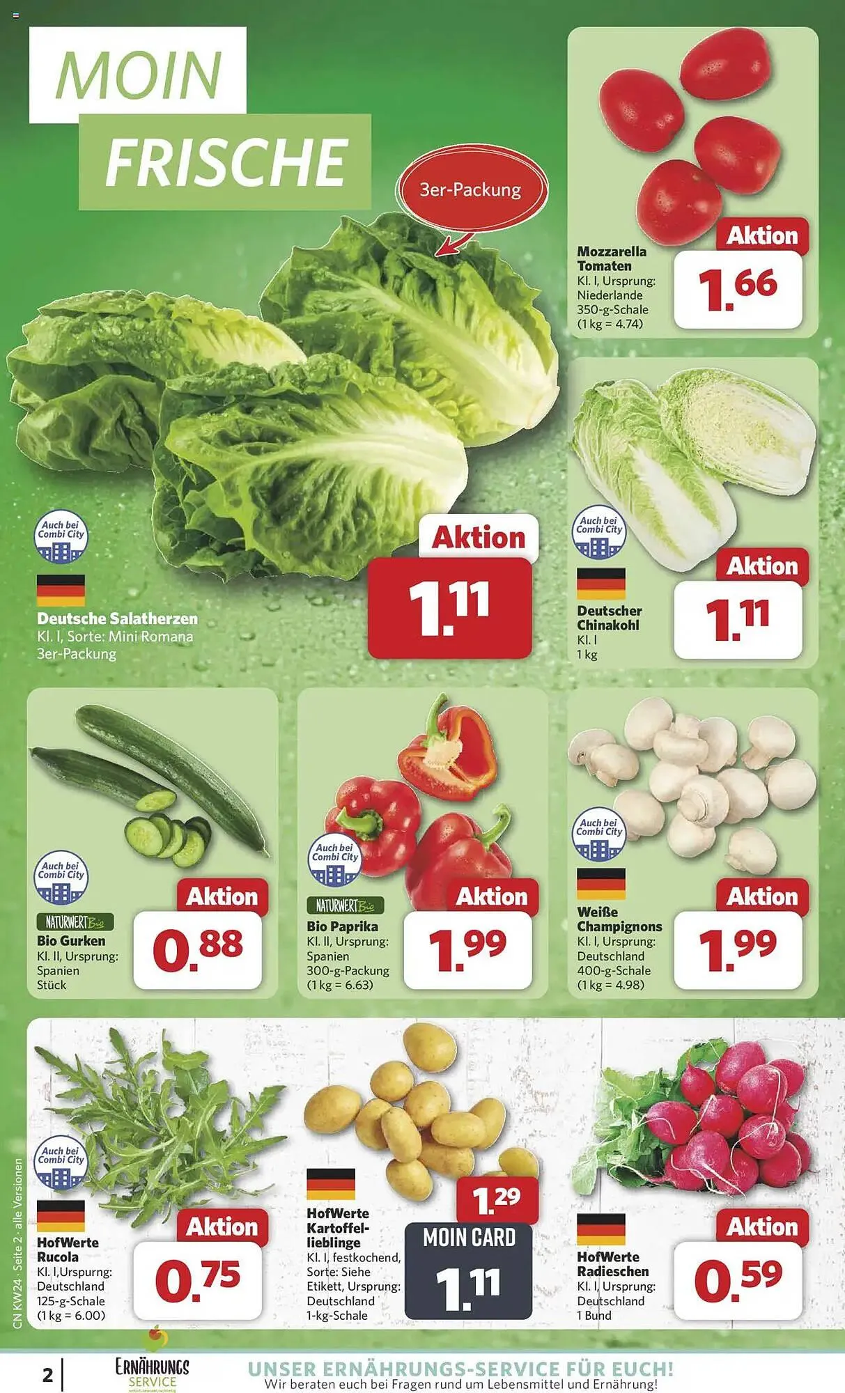 Combi Prospekt von 10. Juni bis 14. Juni 2025 - Prospekt seite 2