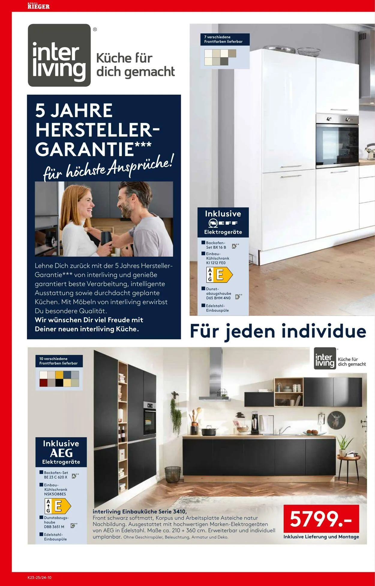 Möbel Rieger Aktueller Prospekt von 20. Mai bis 3. Juni 2026 - Prospekt seite 10