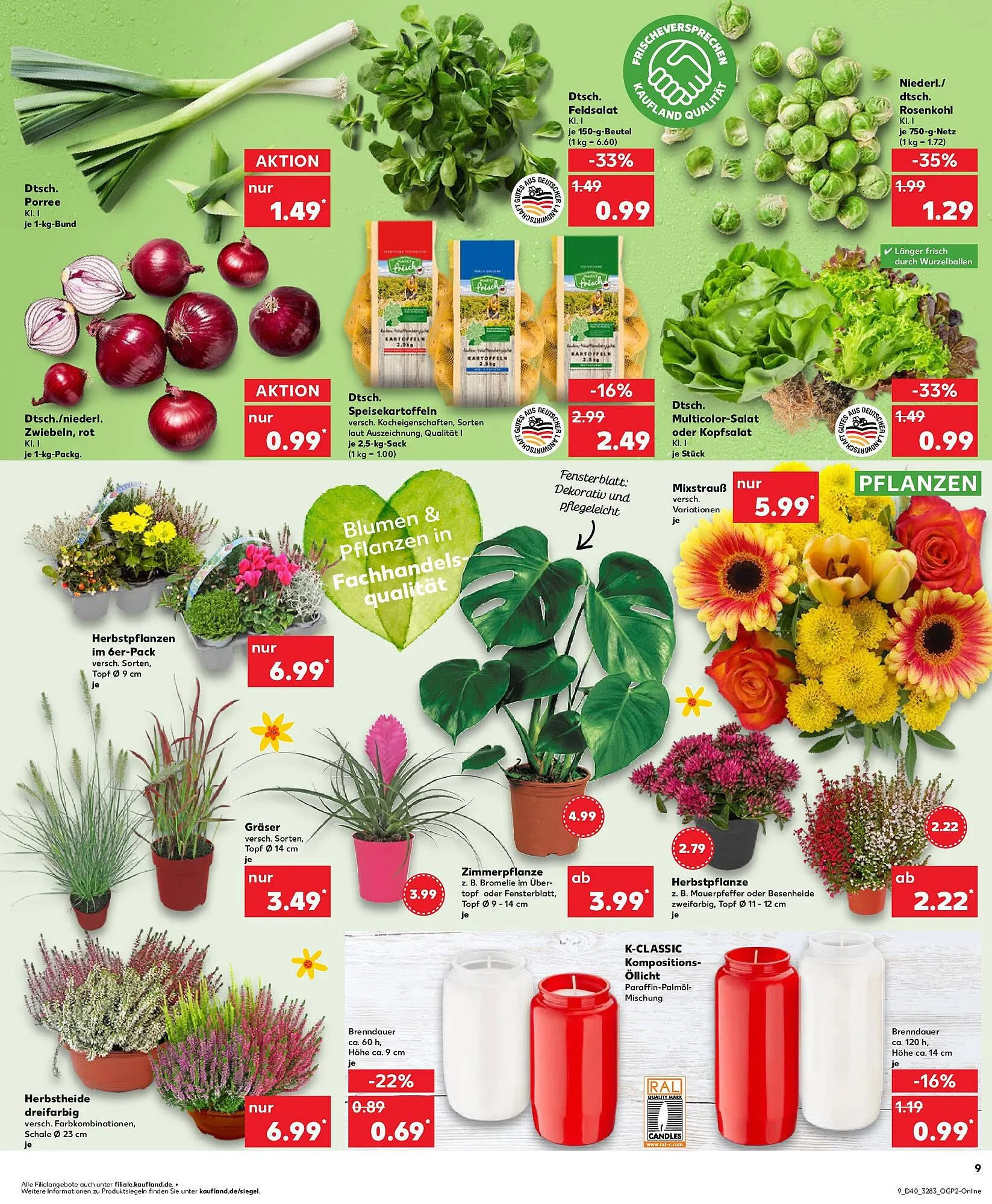 Kaufland Prospekt von 5. Oktober bis 8. Oktober 2025 - Prospekt seite 9