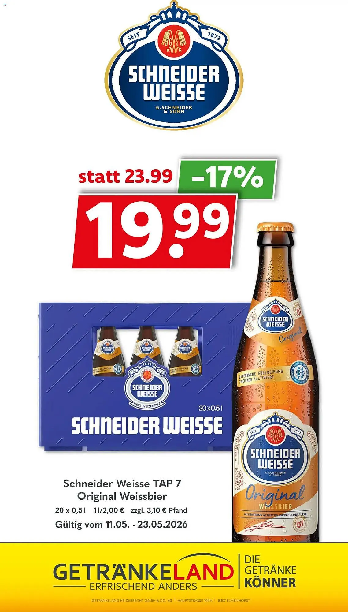 Getränkeland Prospekt von 11. Mai bis 23. Mai 2026 - Prospekt seite 13