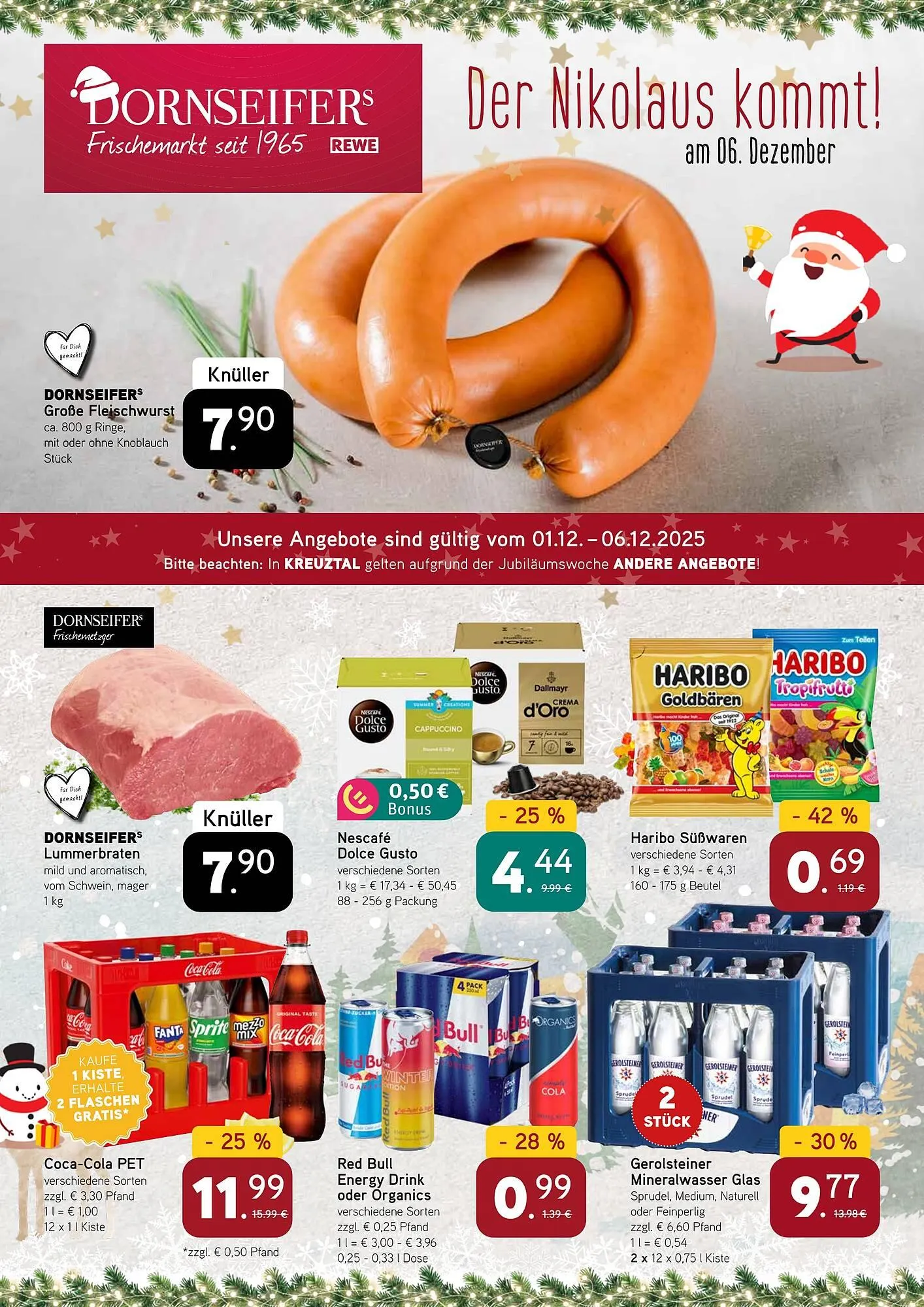 Dornseifer Prospekt von 1. Dezember bis 6. Dezember 2025 - Prospekt seite 1