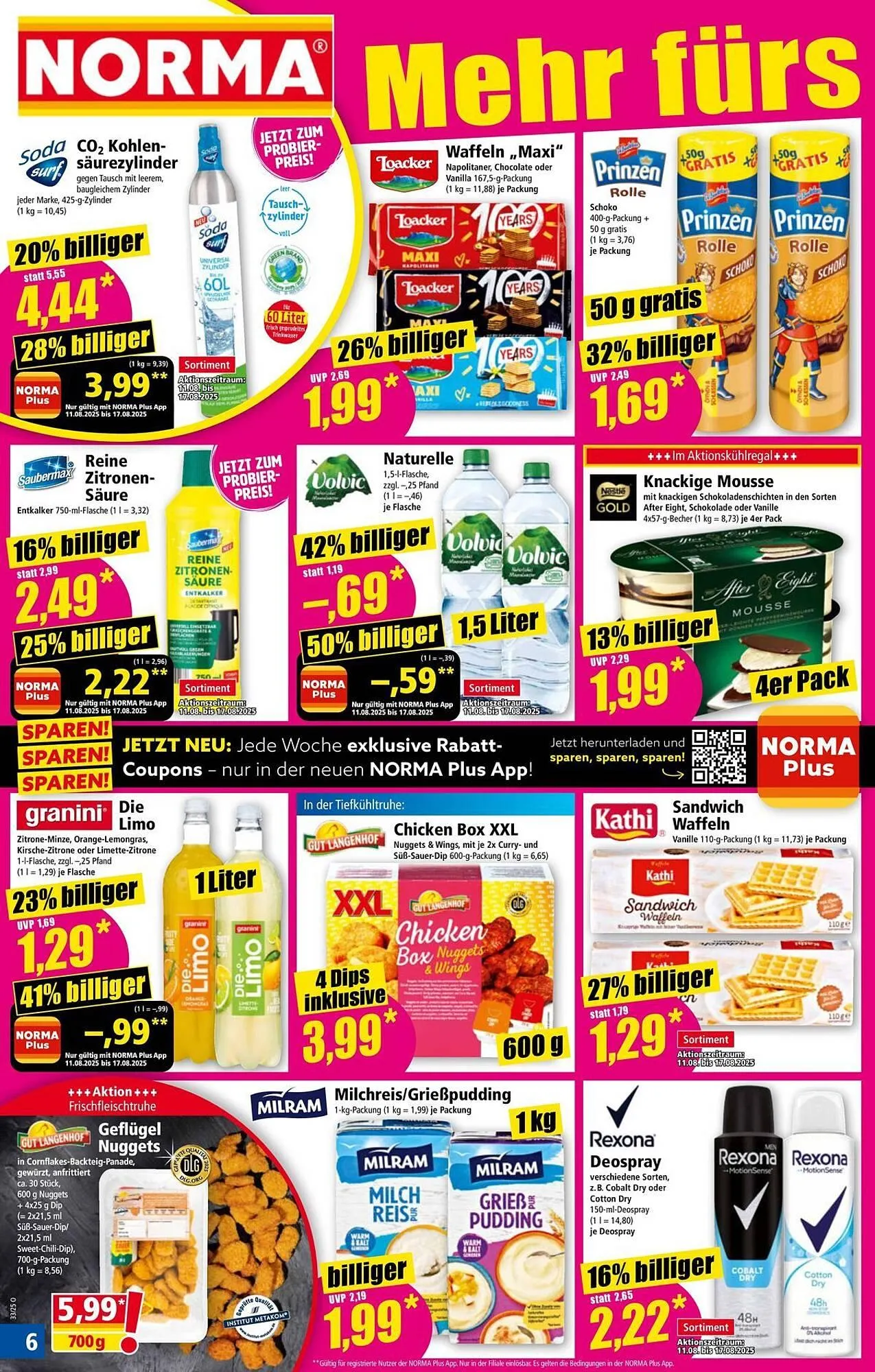 Norma Prospekt von 11. August bis 17. August 2025 - Prospekt seite 6