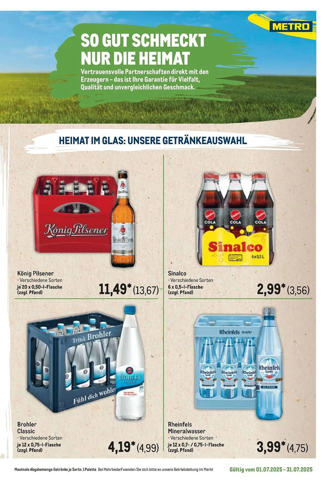 METRO Prospekt von 1. Juli bis 31. Juli 2025 - Prospekt seite 21