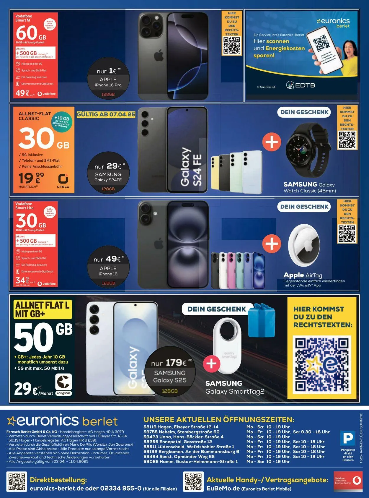 Euronics Aktueller Prospekt von 9. April bis 30. April 2025 - Prospekt seite 12