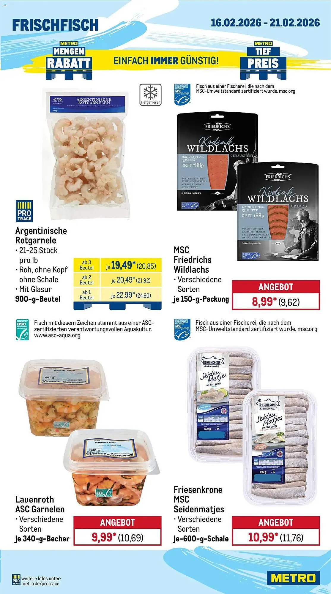 METRO Prospekt von 16. Februar bis 21. Februar 2026 - Prospekt seite 7