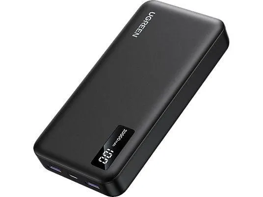 UGREEN Zwei-Wege Schnelllade Powerbank 20000 mAh Black
