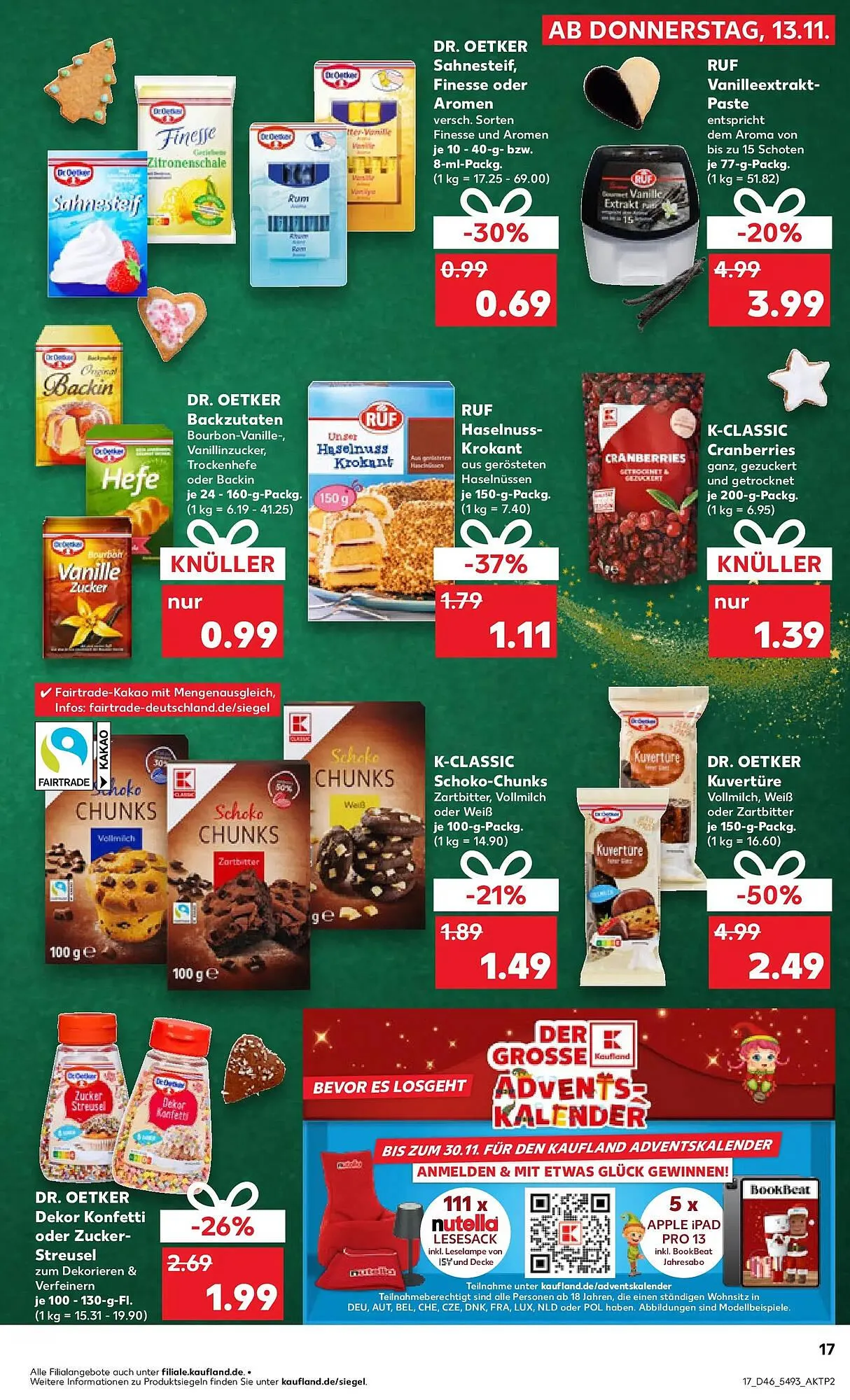 Kaufland Prospekt von 16. November bis 19. November 2025 - Prospekt seite 17
