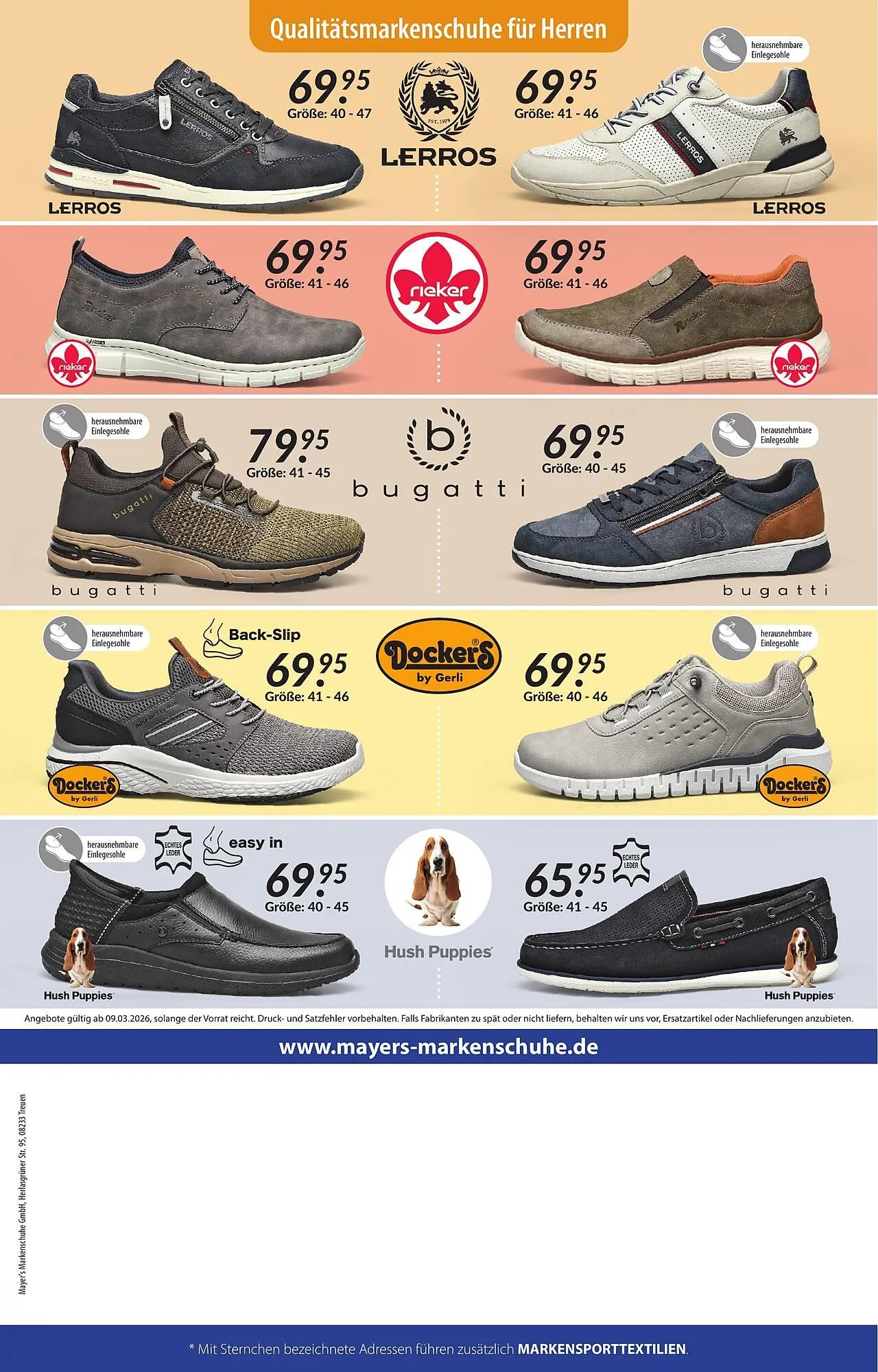 Mayer's Markenschuhe Prospekt von 9. März bis 30. März 2026 - Prospekt seite 7