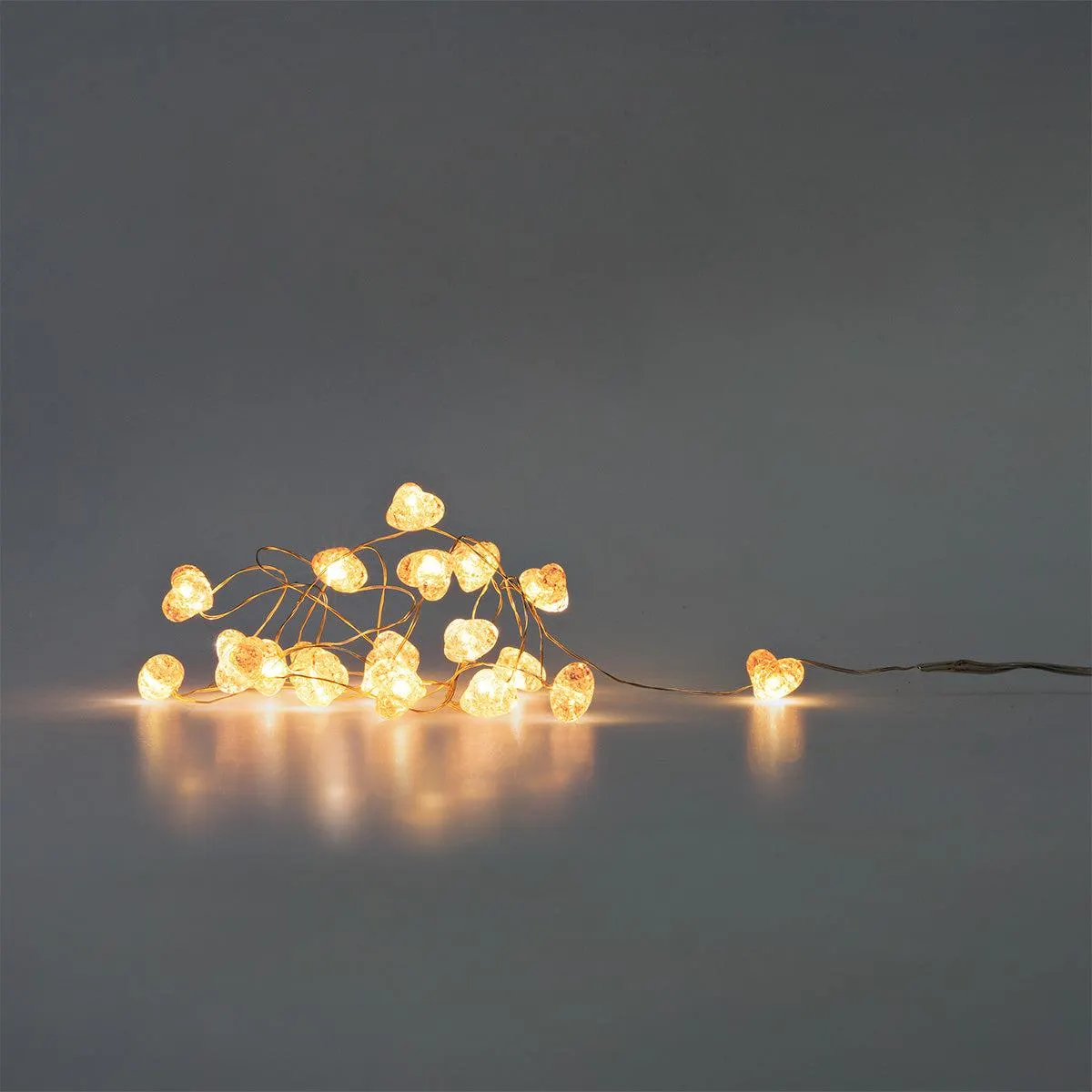 String lights - Pink hearts