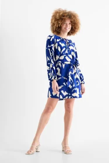 A-line dress - patterned