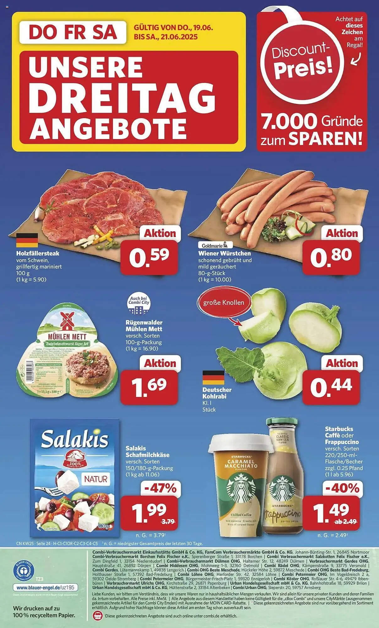 Combi Prospekt von 16. Juni bis 21. Juni 2025 - Prospekt seite 34