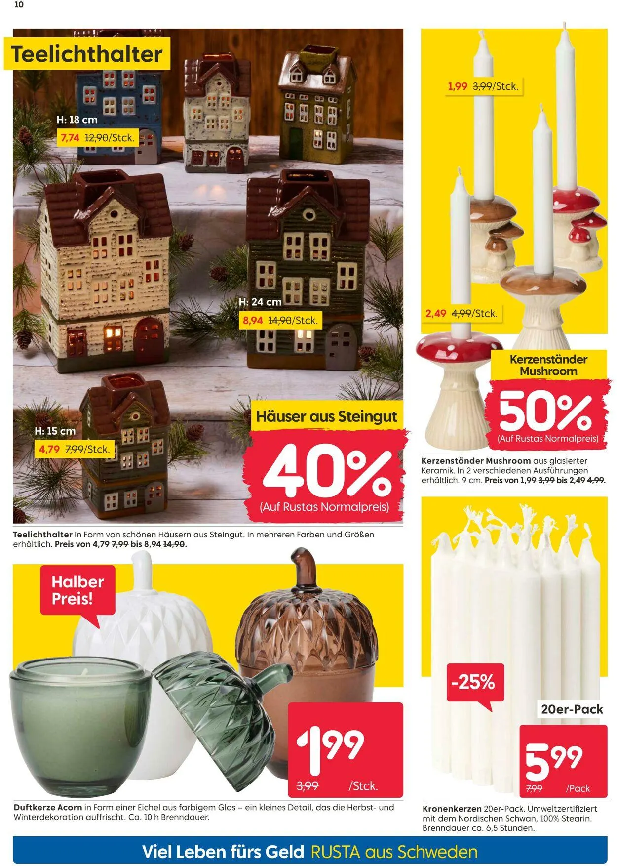 Rusta von 1. September bis 15. September 2025 - Prospekt seite 10