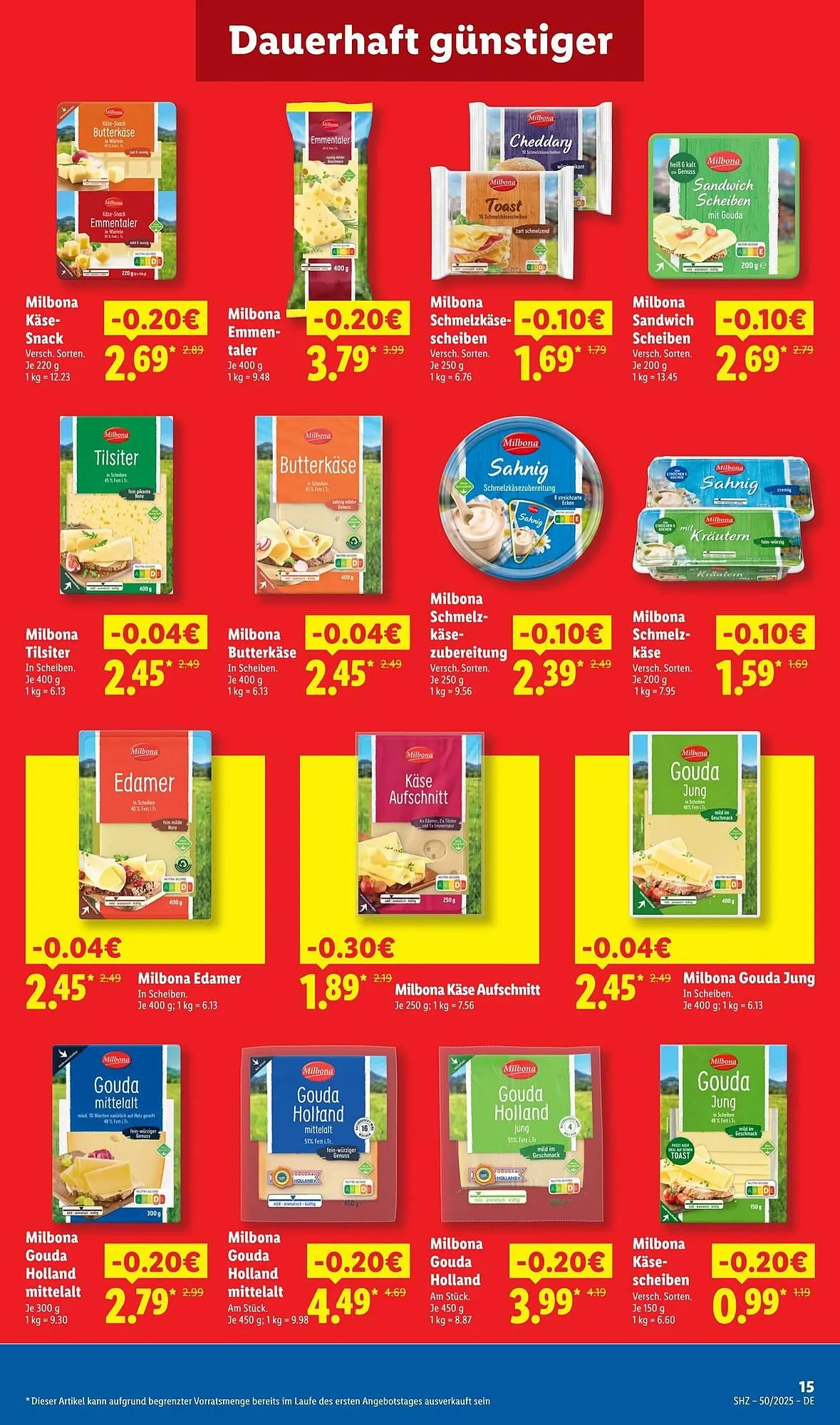 Lidl Prospekt von 8. Dezember bis 1. Januar 2026 - Prospekt seite 15