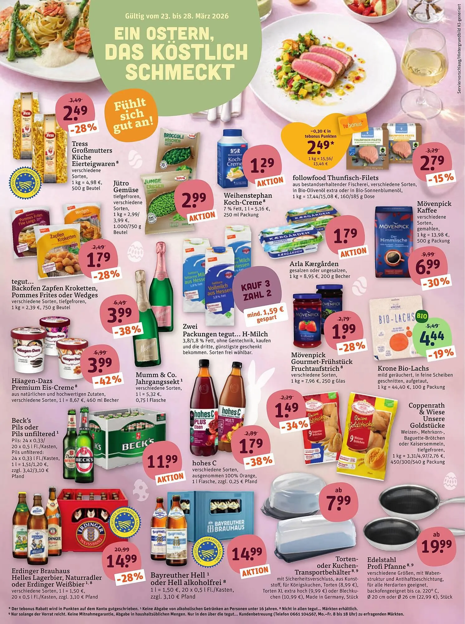 Tegut Prospekt von 27. März bis 28. März 2026 - Prospekt seite 2