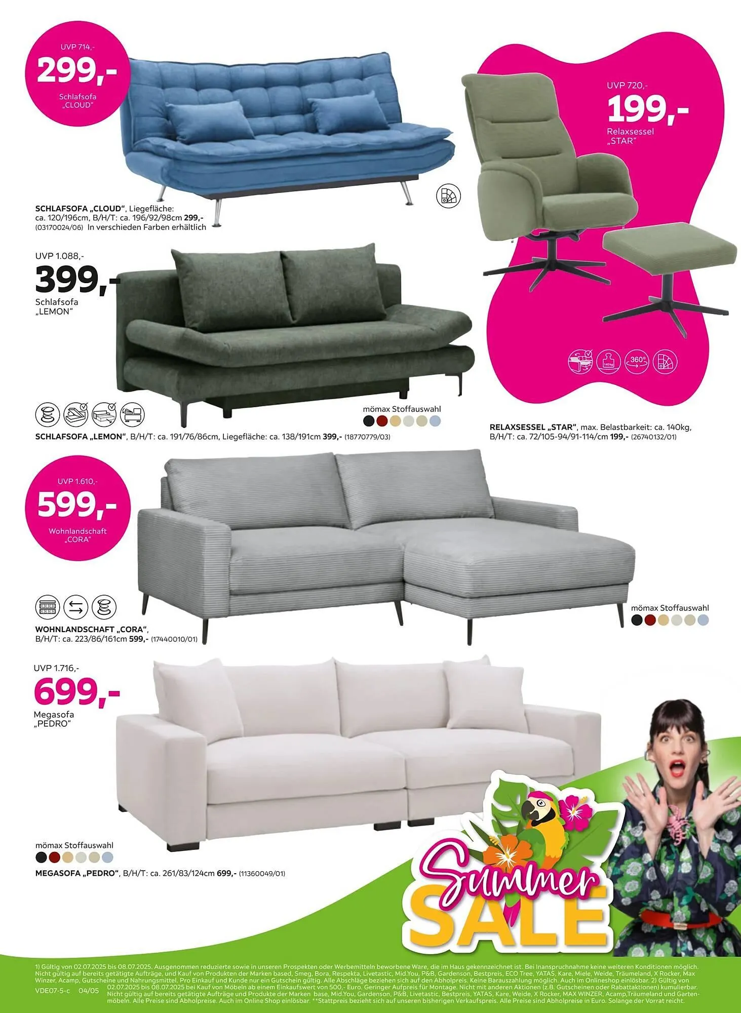 Mömax Prospekt von 7. Juli bis 16. Juli 2025 - Prospekt seite 4