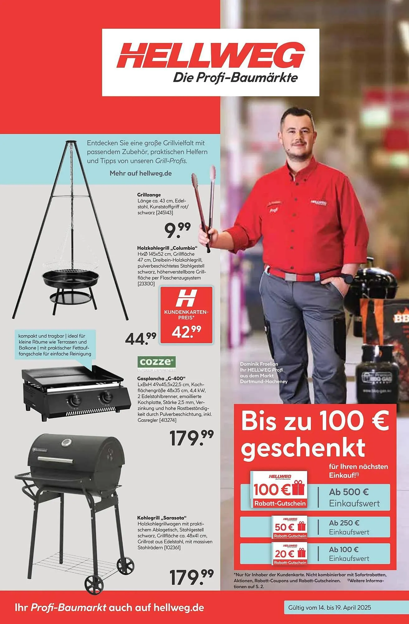 Hellweg Prospekt von 14. April bis 20. April 2025 - Prospekt seite 3