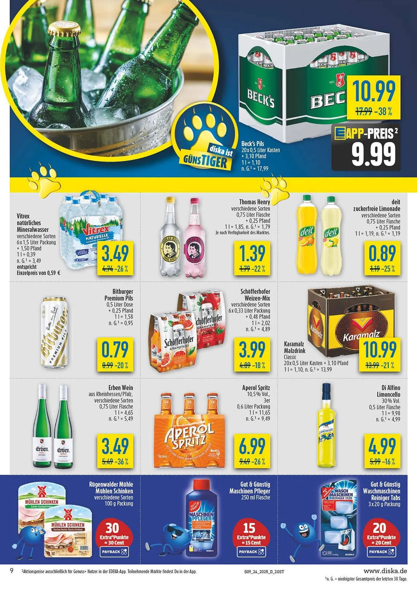 diska Prospekt von 10. Juni bis 14. Juni 2025 - Prospekt seite 9