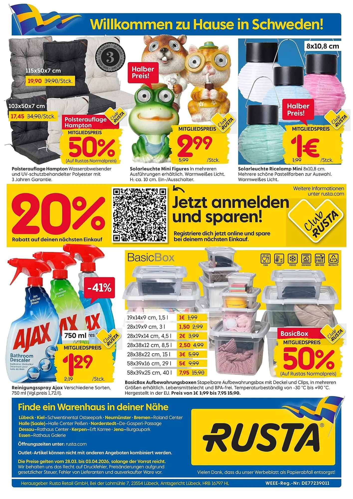 Rusta Prospekt von 28. März bis 3. April 2026 - Prospekt seite 16