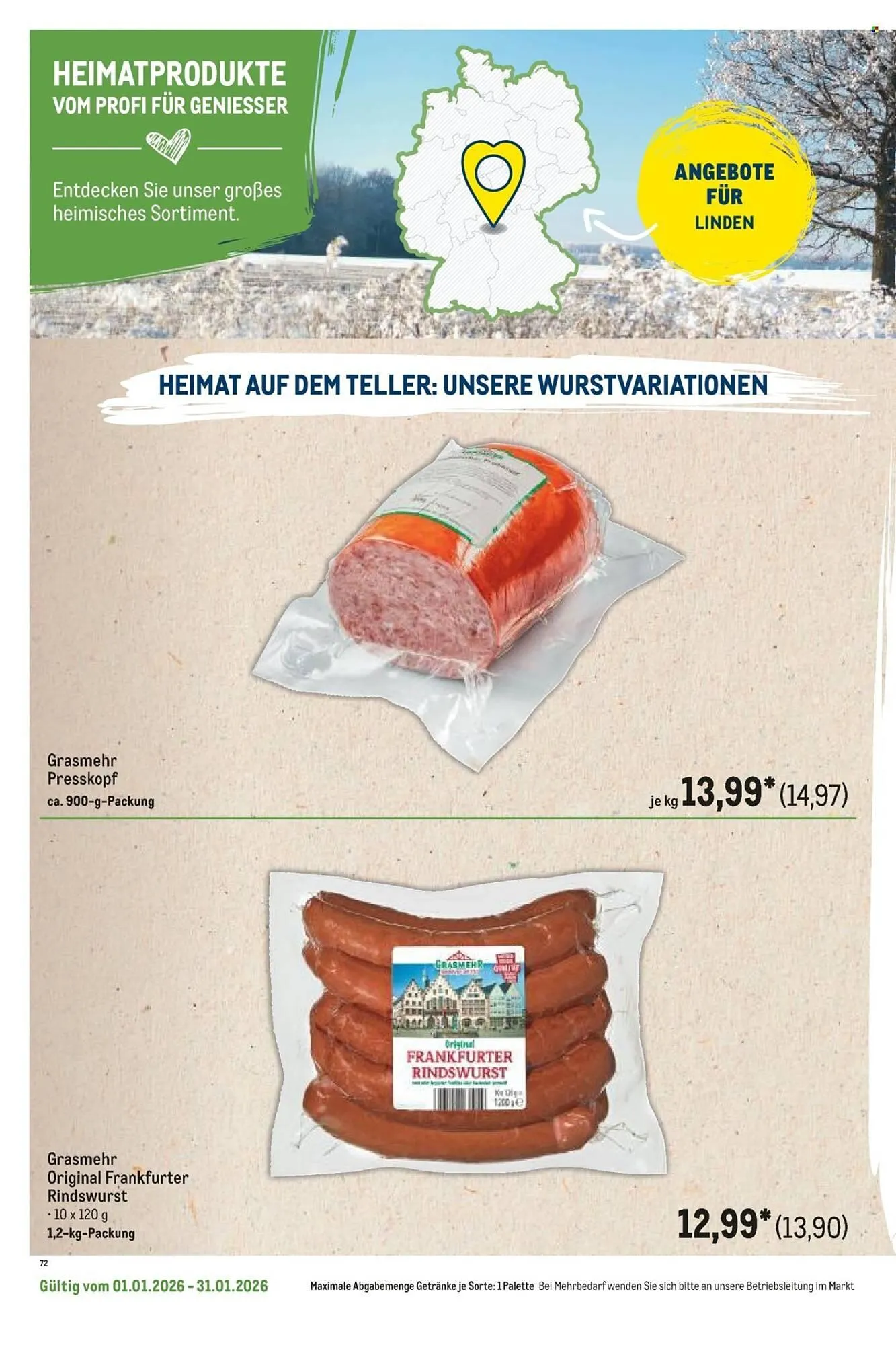 METRO Prospekt von 1. Januar bis 31. Januar 2026 - Prospekt seite 54