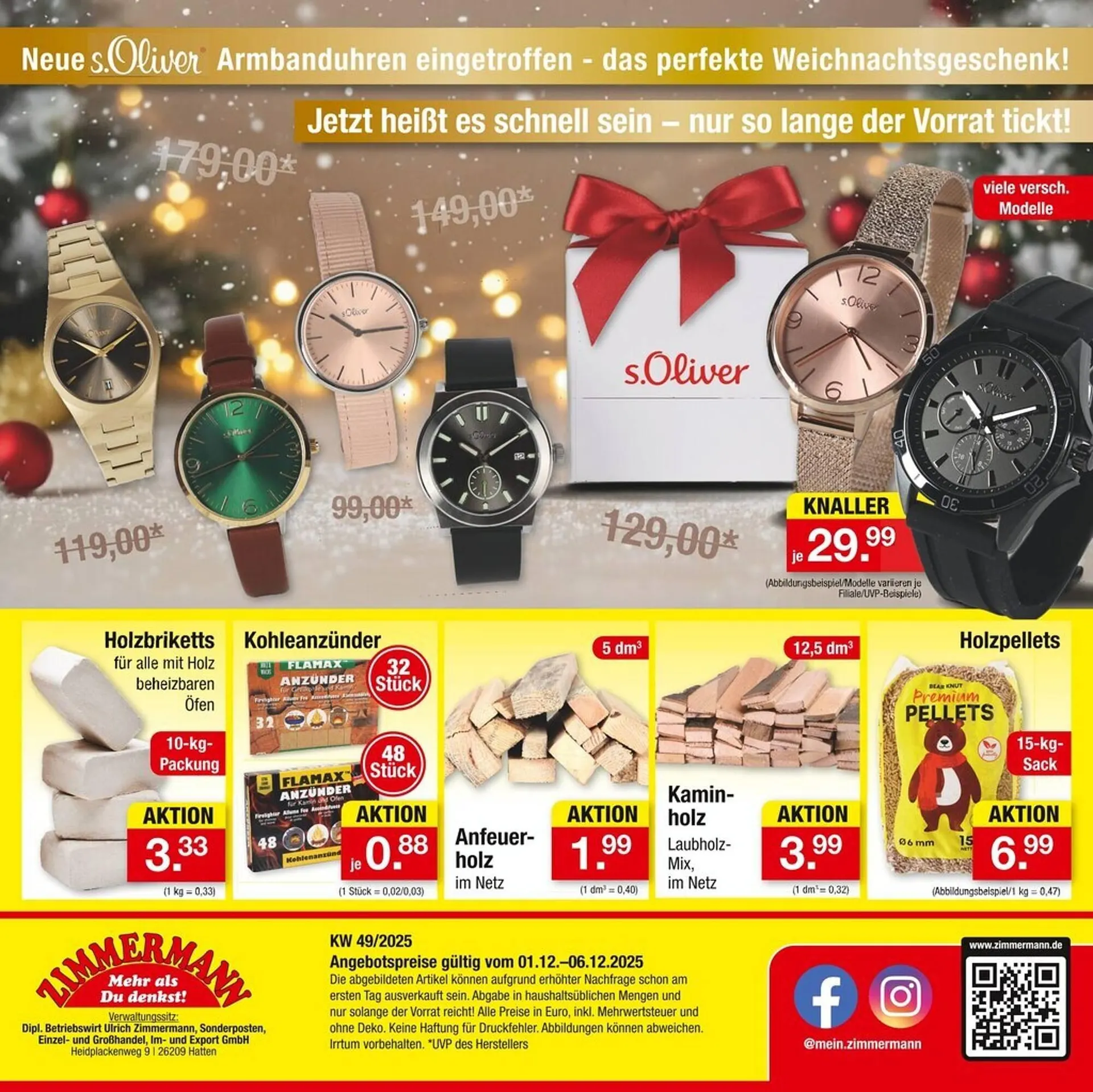 Zimmermann Prospekt von 1. Dezember bis 6. Dezember 2025 - Prospekt seite 32