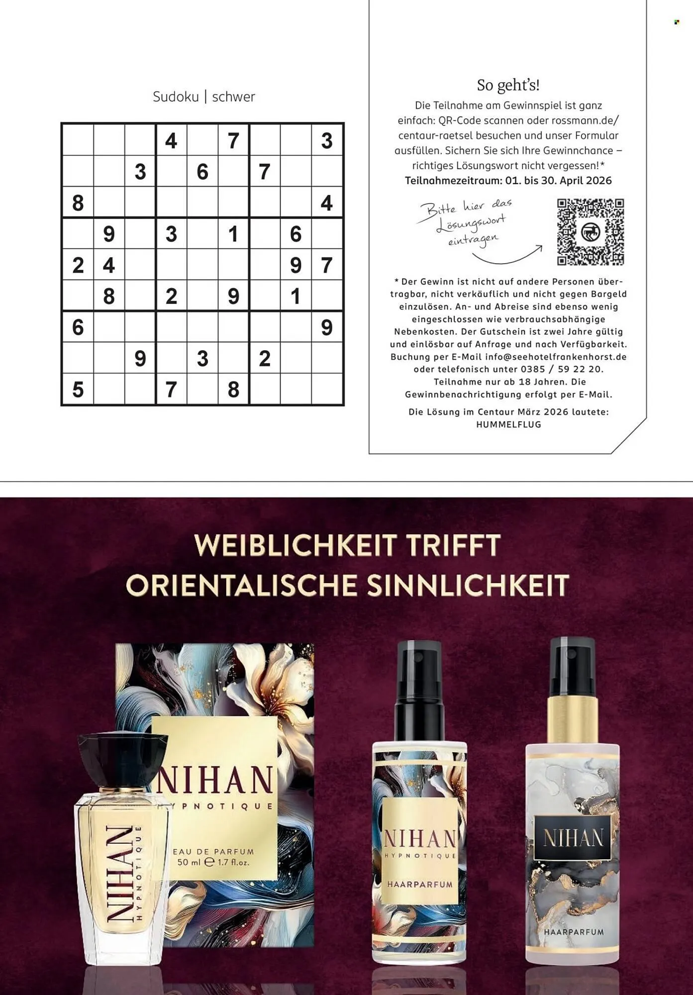 Rossmann Magazin von 1. April bis 30. April 2026 - Prospekt seite 89