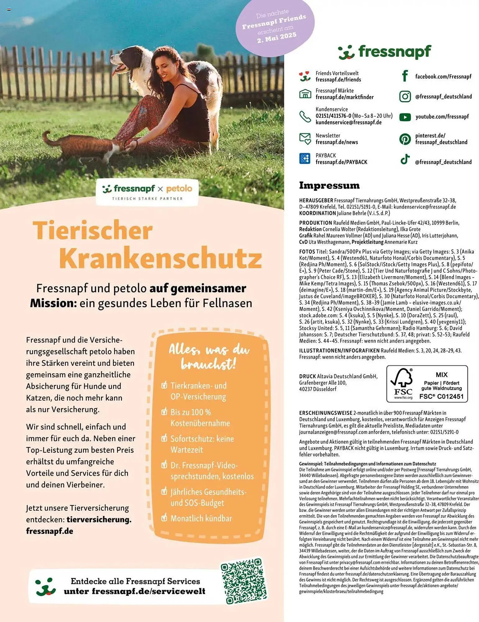 Fressnapf Prospekt von 1. März bis 2. Mai 2025 - Prospekt seite 54