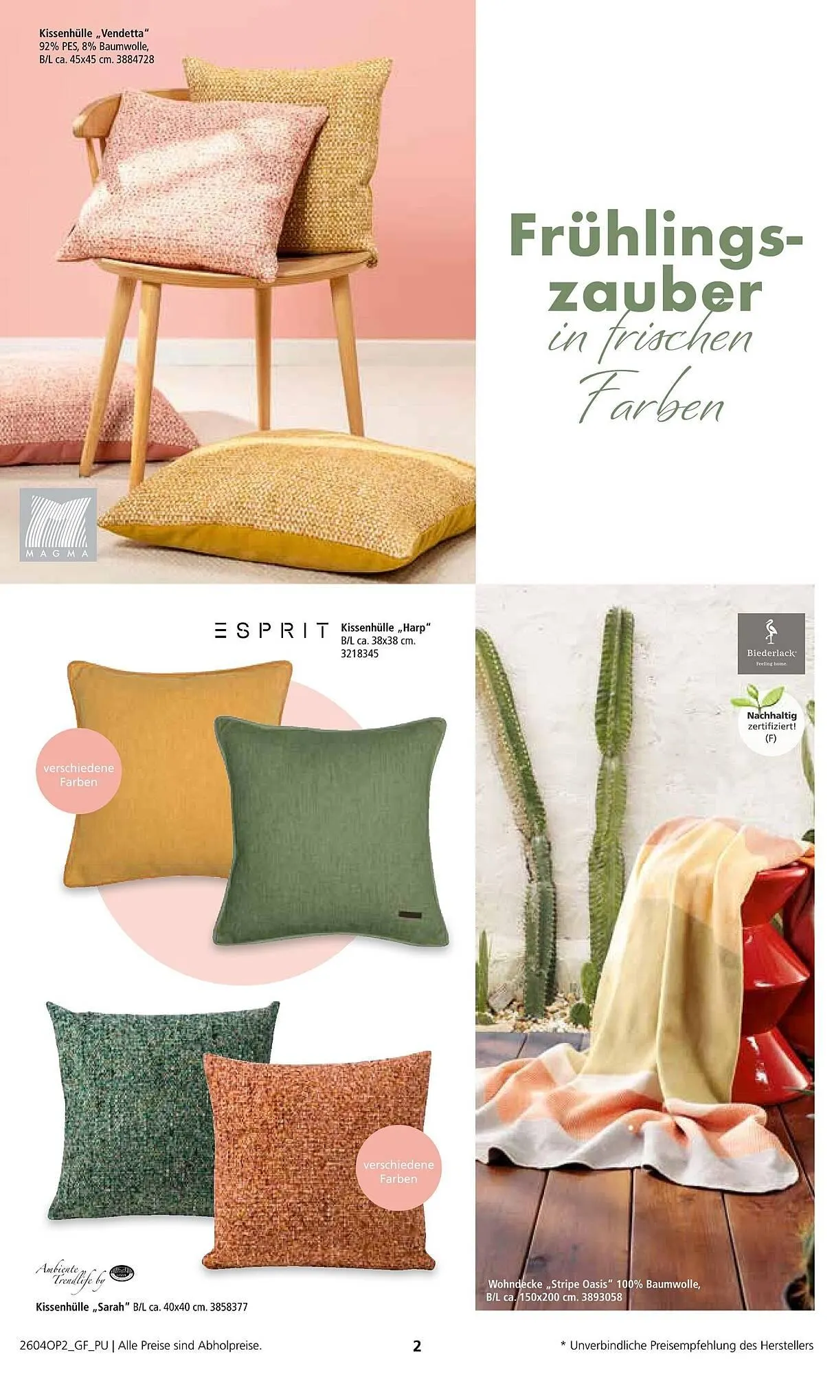 Segmüller Prospekt von 28. März bis 27. Juni 2026 - Prospekt seite 2