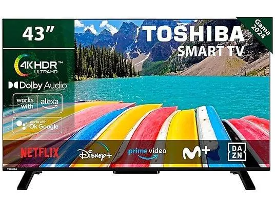 TOSHIBA 43UV2363DG LED TV (Flat, 43 Zoll / 109,22 cm, UHD 4K, SMART TV)