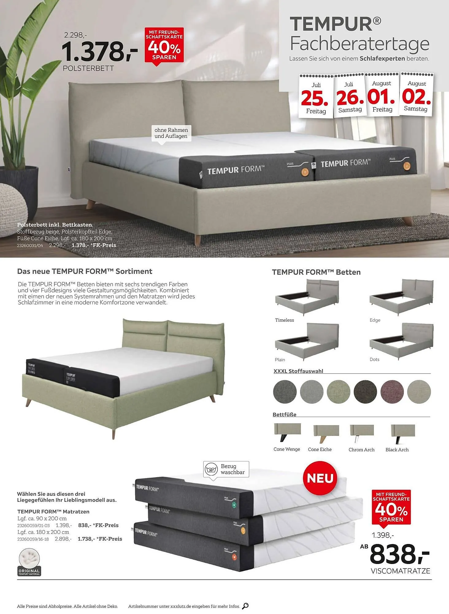 XXXLutz Prospekt von 21. Juli bis 3. August 2025 - Prospekt seite 4