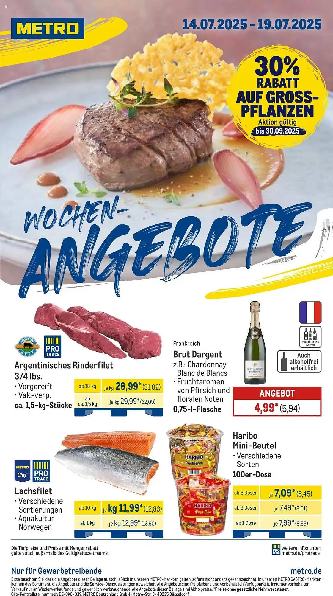 METRO Prospekt von 14. Juli bis 19. Juli 2025 - Prospekt seite 1